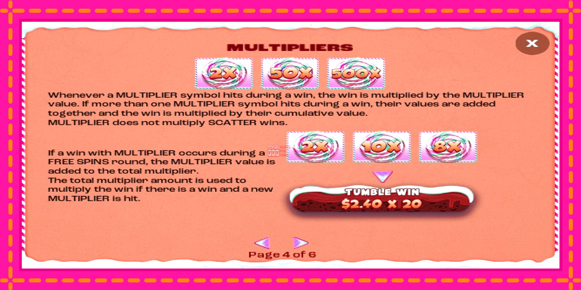 Slot machine Sweet Treasures gratuitamente, immagine 5