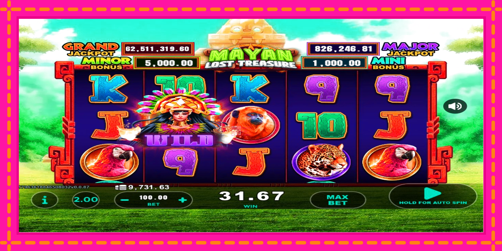 Slot machine Mayan Lost Treasure gratuitamente, immagine 2