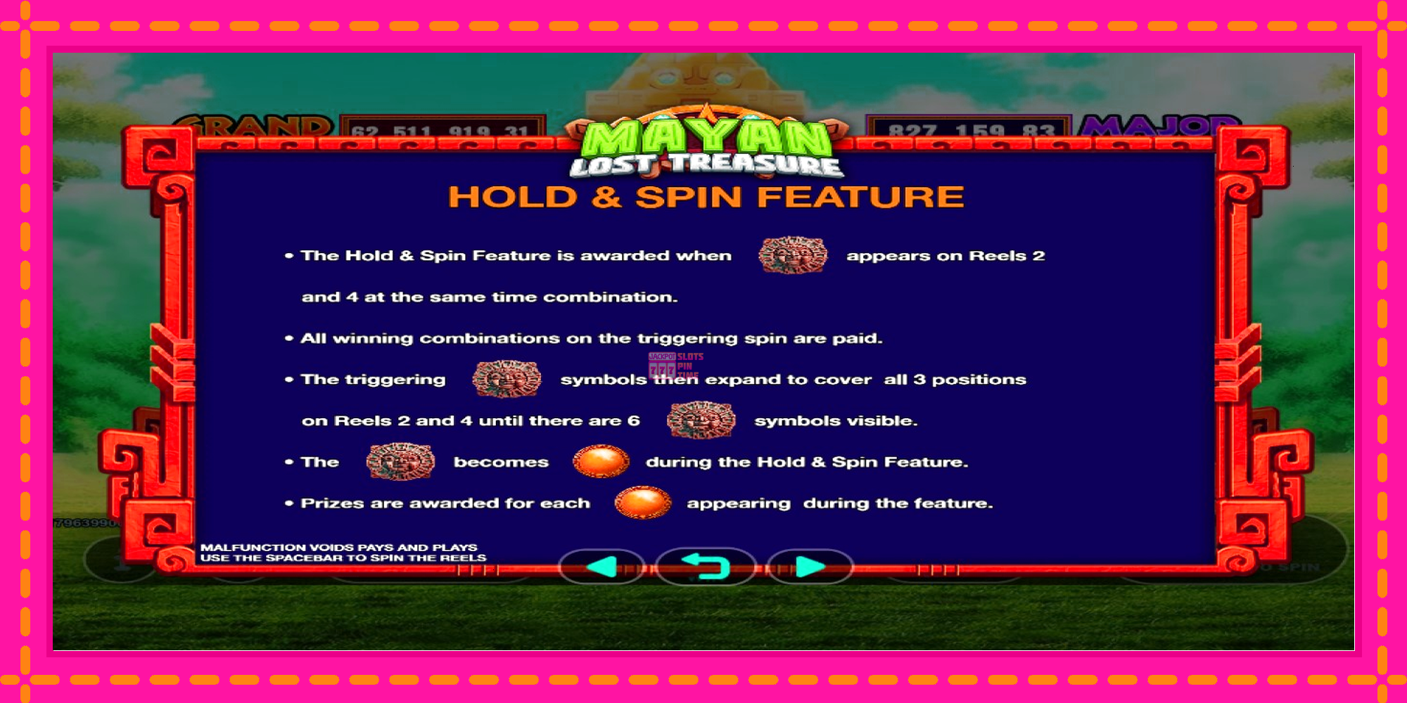 Slot machine Mayan Lost Treasure gratuitamente, immagine 5