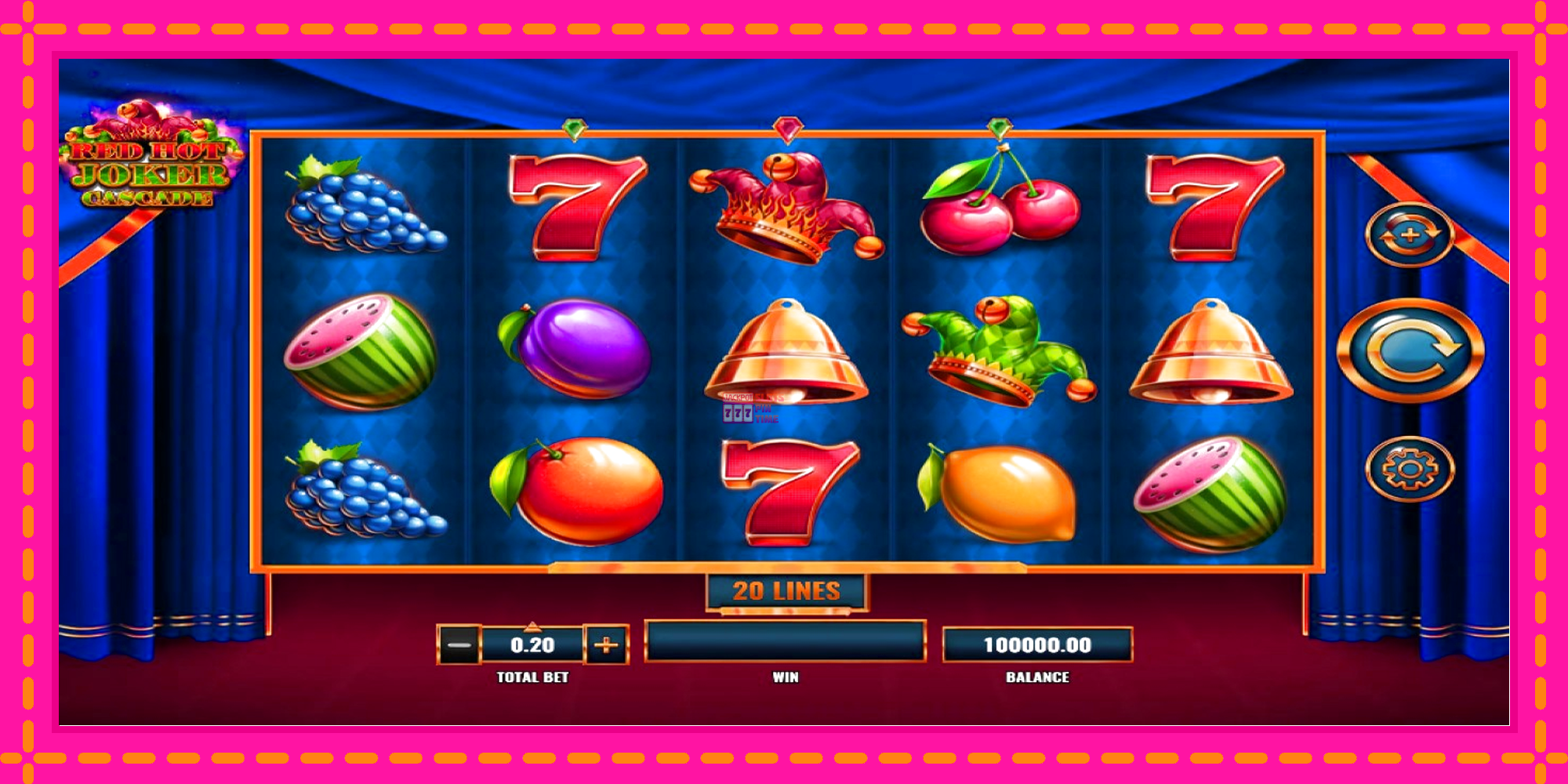 Slot machine Red Hot Joker Cascade gratuitamente, immagine 1