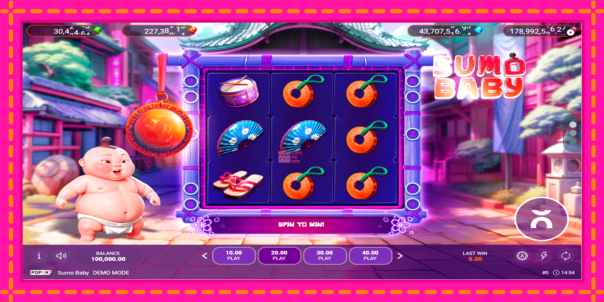 Slot machine Sumo Baby gratuitamente, immagine 1