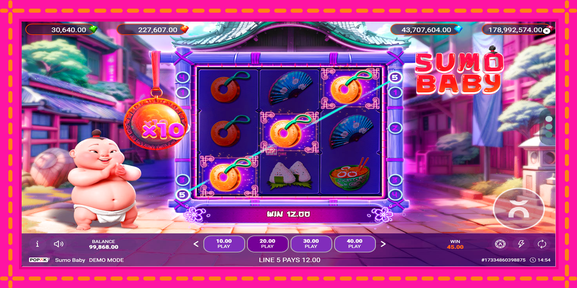 Slot machine Sumo Baby gratuitamente, immagine 2