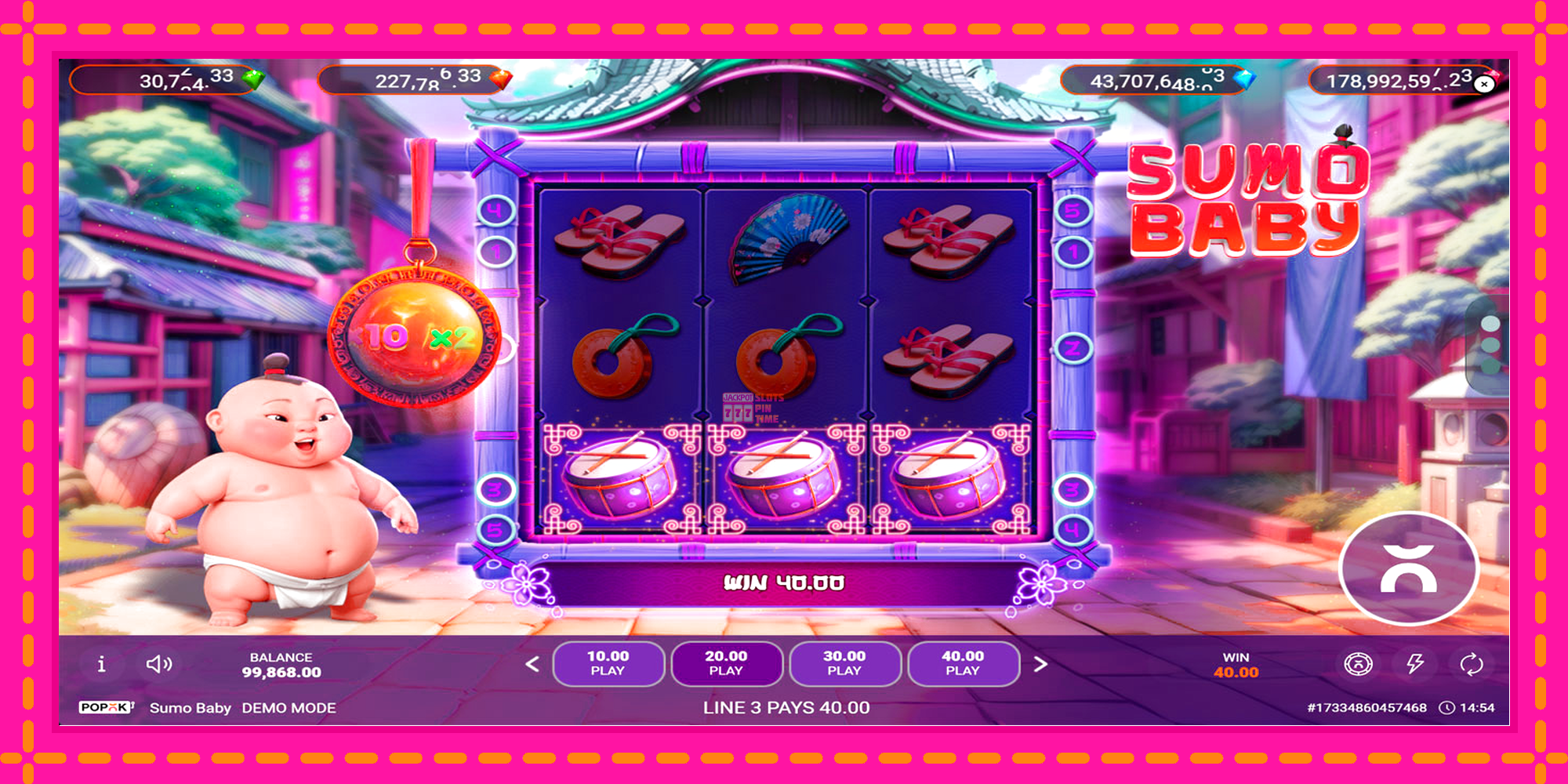 Slot machine Sumo Baby gratuitamente, immagine 3