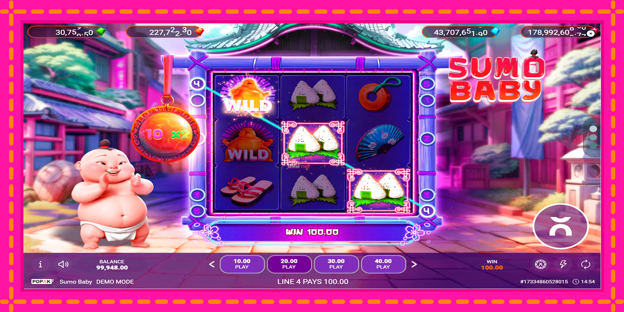 Slot machine Sumo Baby gratuitamente, immagine 4