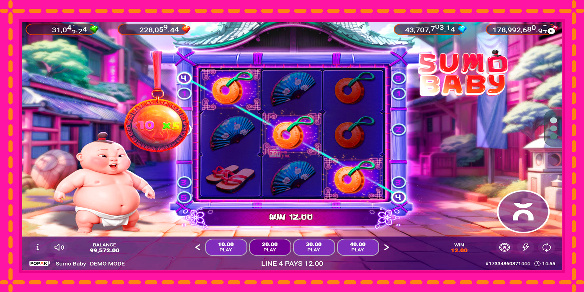 Slot machine Sumo Baby gratuitamente, immagine 5