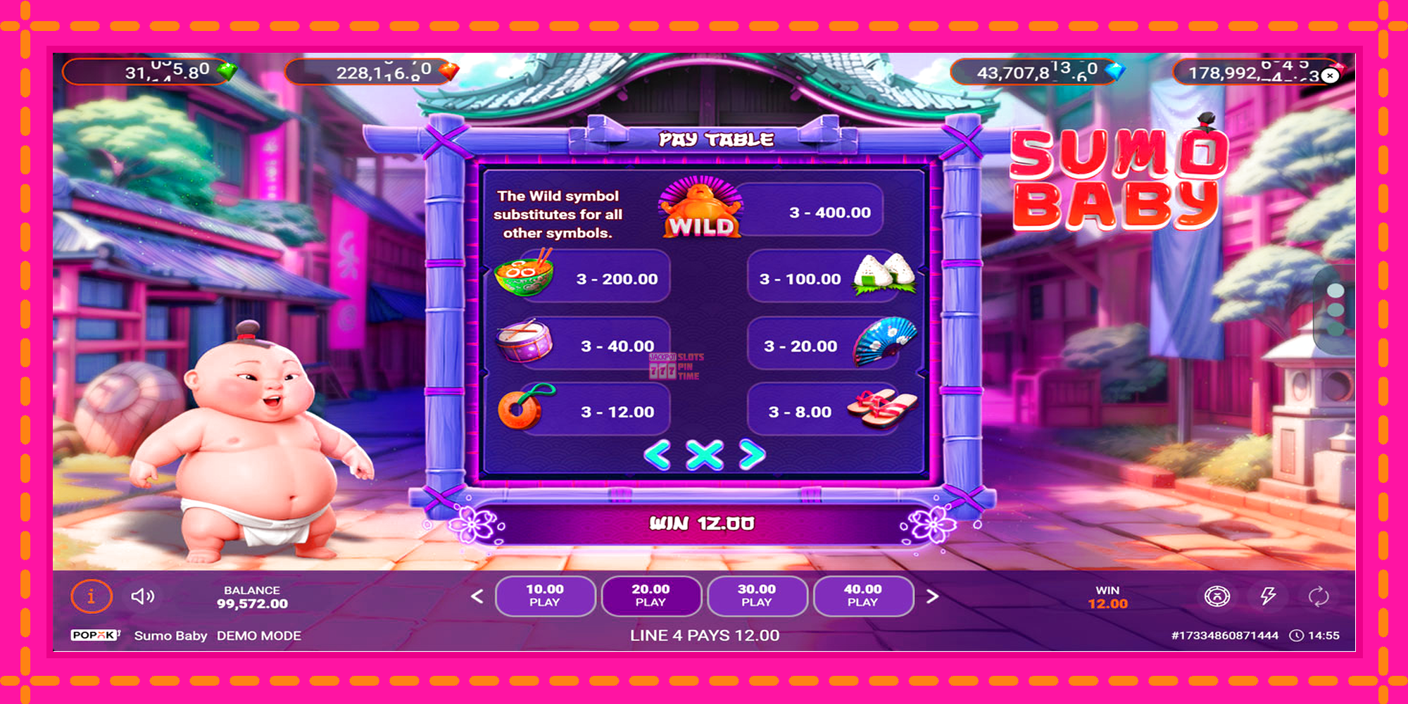 Slot machine Sumo Baby gratuitamente, immagine 6