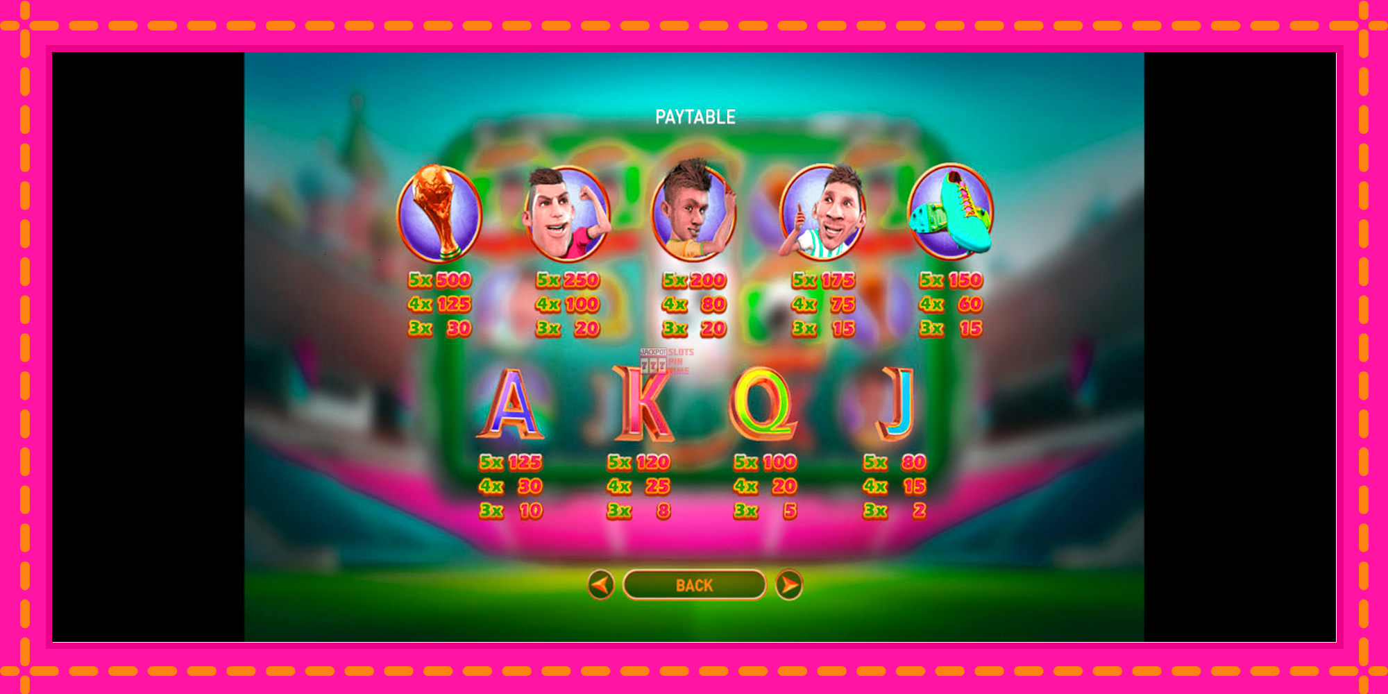 Slot machine World Soccer Slot 2 gratuitamente, immagine 6