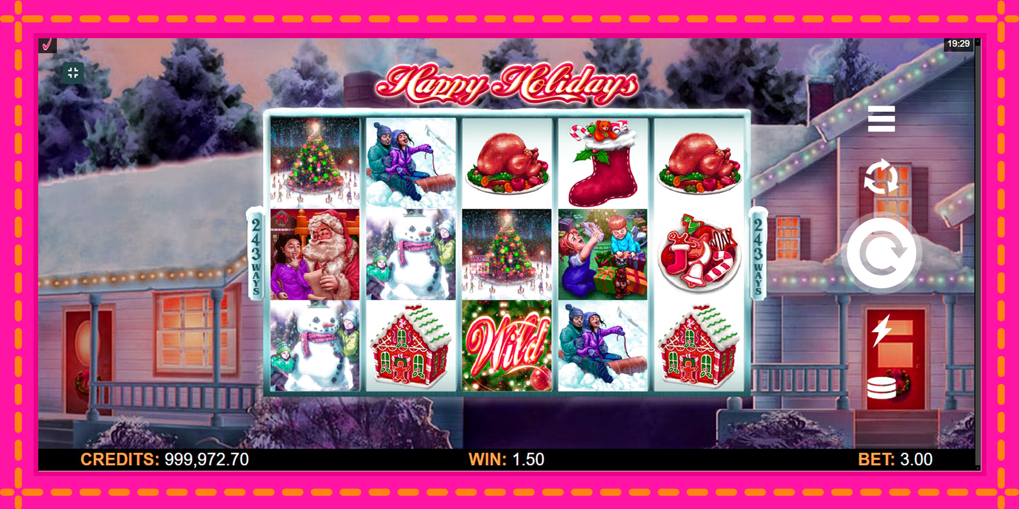 Slot machine Happy Holidays gratuitamente, immagine 4