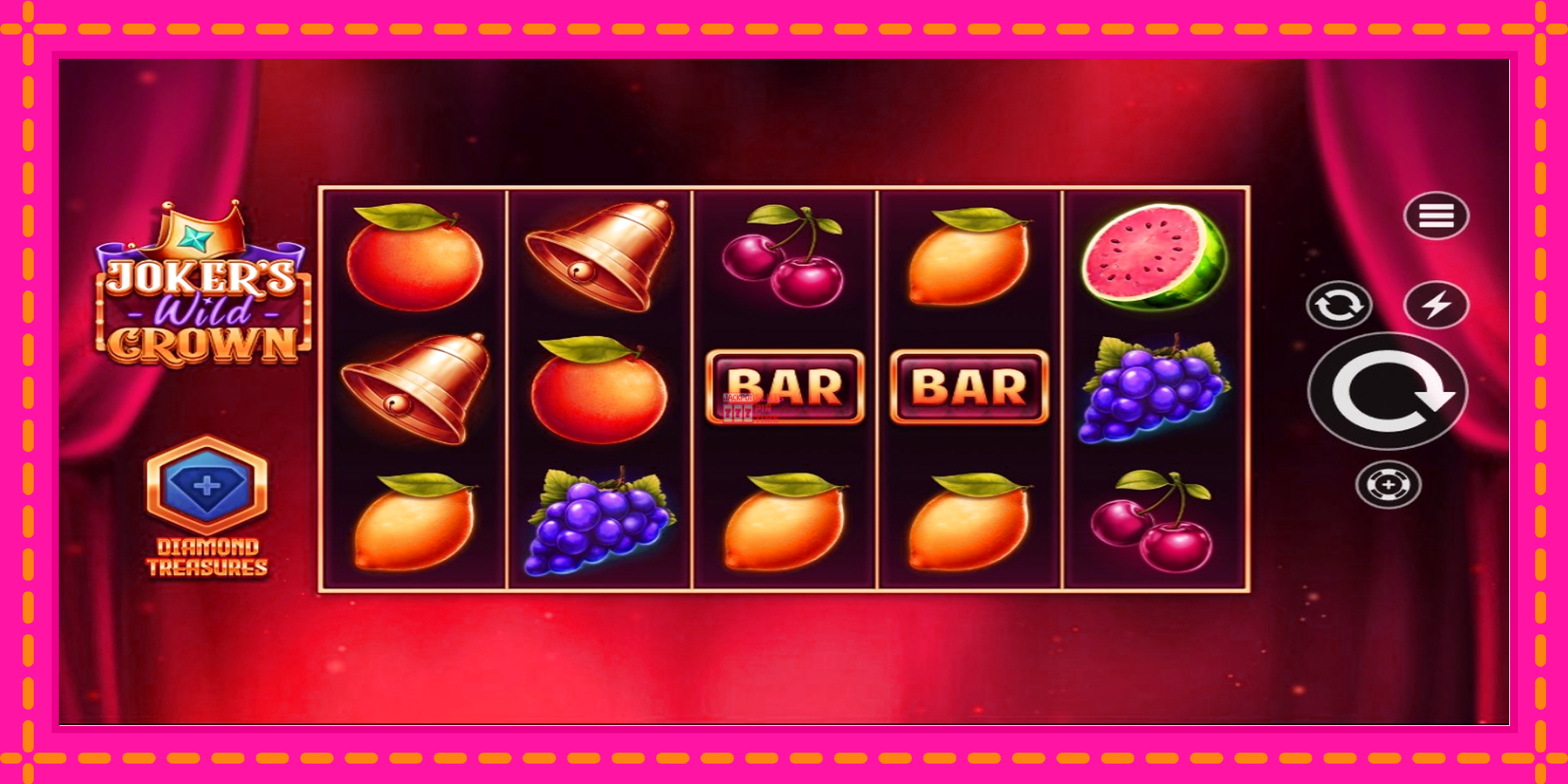 Slot machine Jokers Wild Crown Diamond Treasures gratuitamente, immagine 1