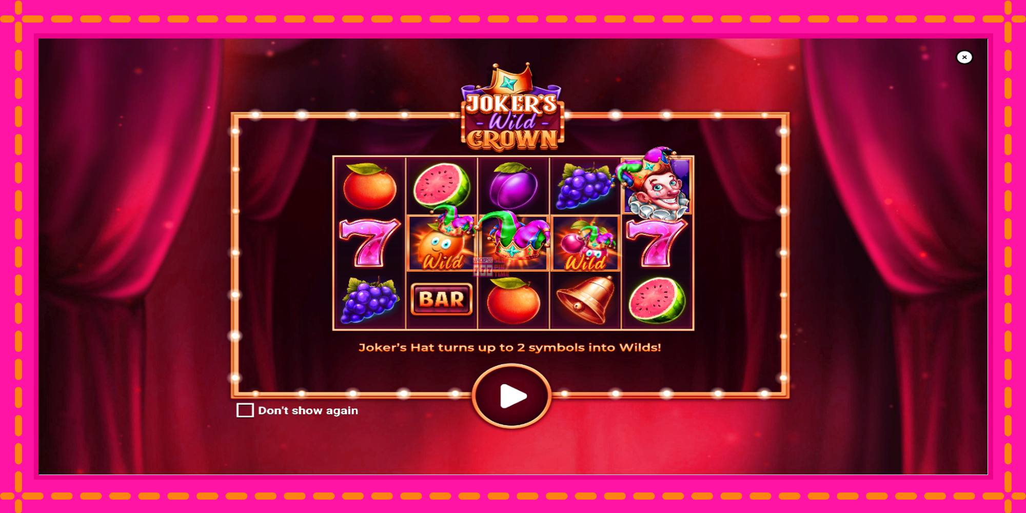 Slot machine Jokers Wild Crown Diamond Treasures gratuitamente, immagine 4