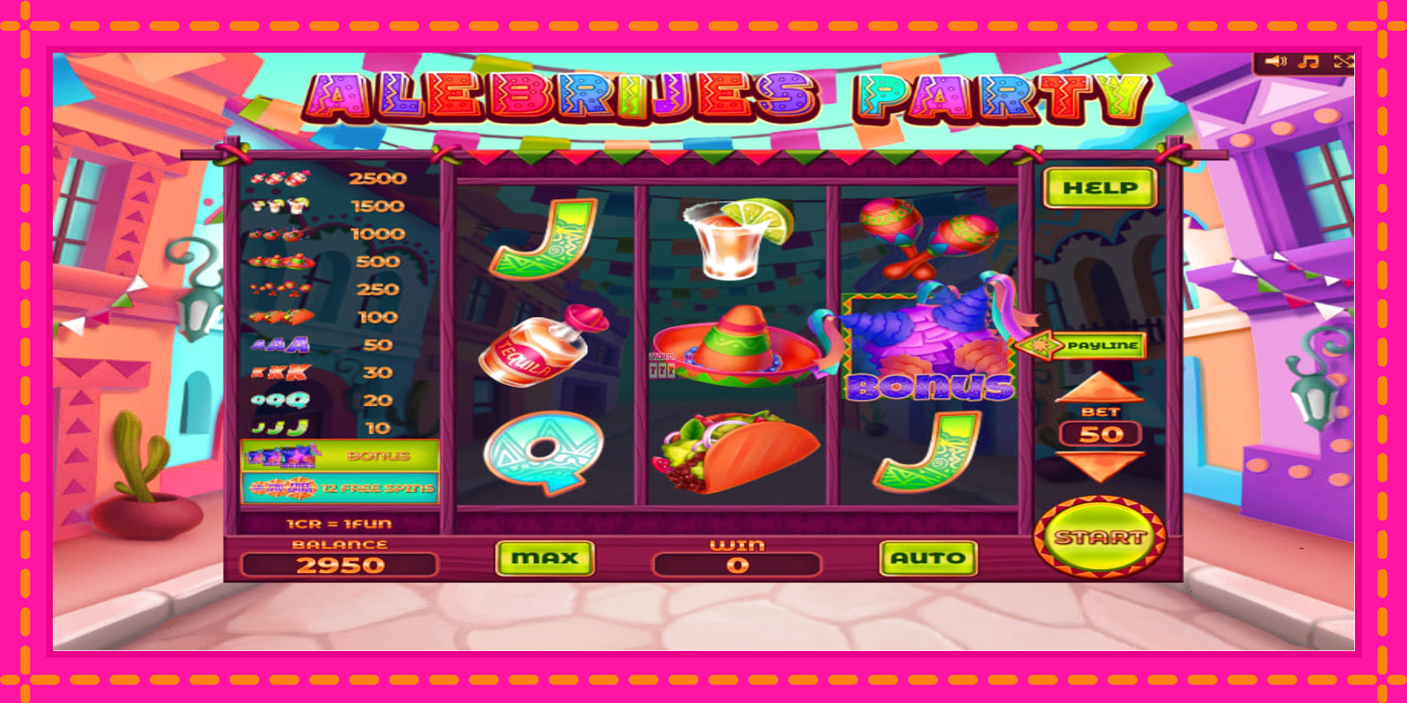 Slot machine Alebrijes Party 3x3 gratuitamente, immagine 2