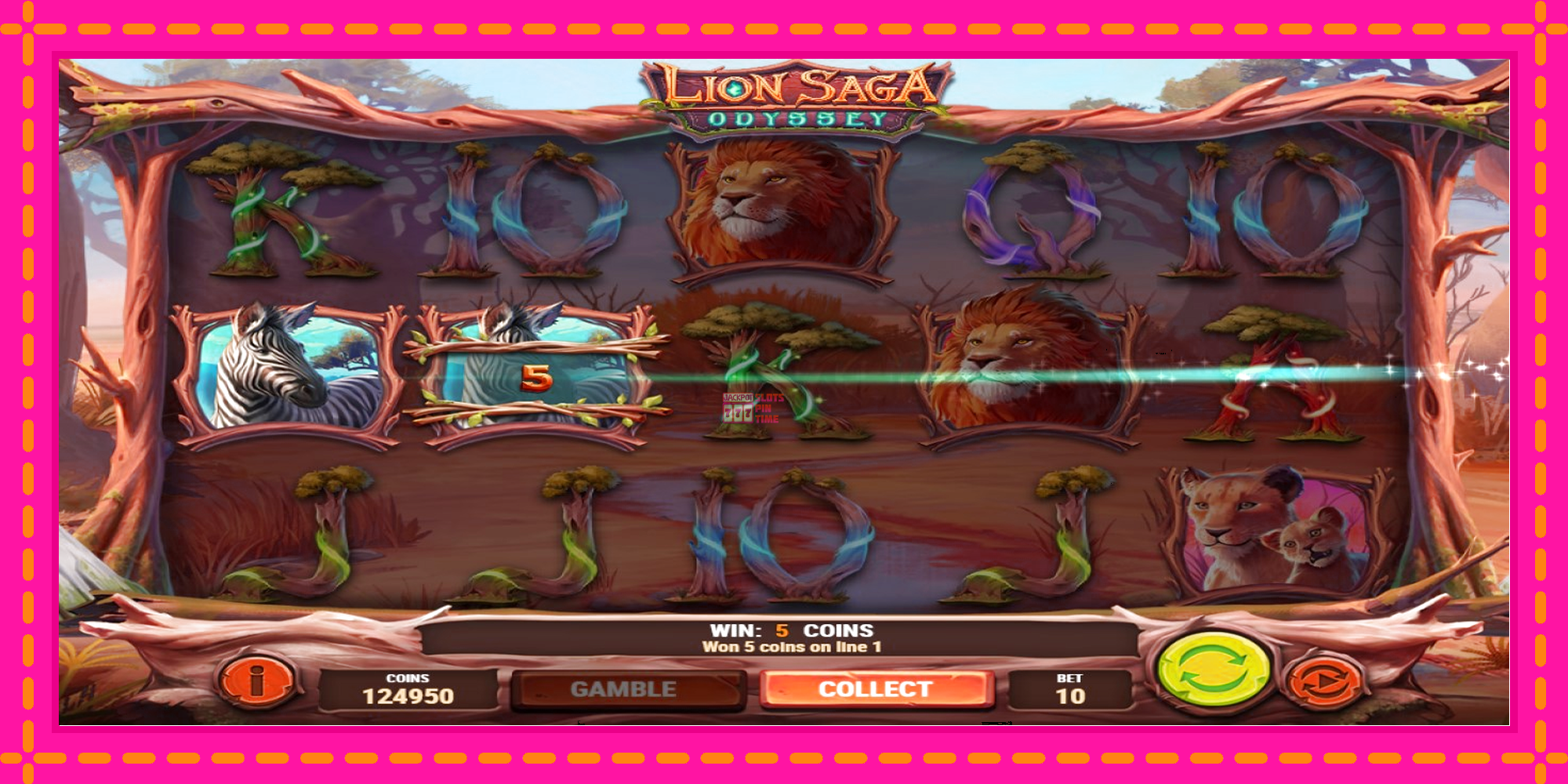 Slot machine Lion Saga Odyssey gratuitamente, immagine 2