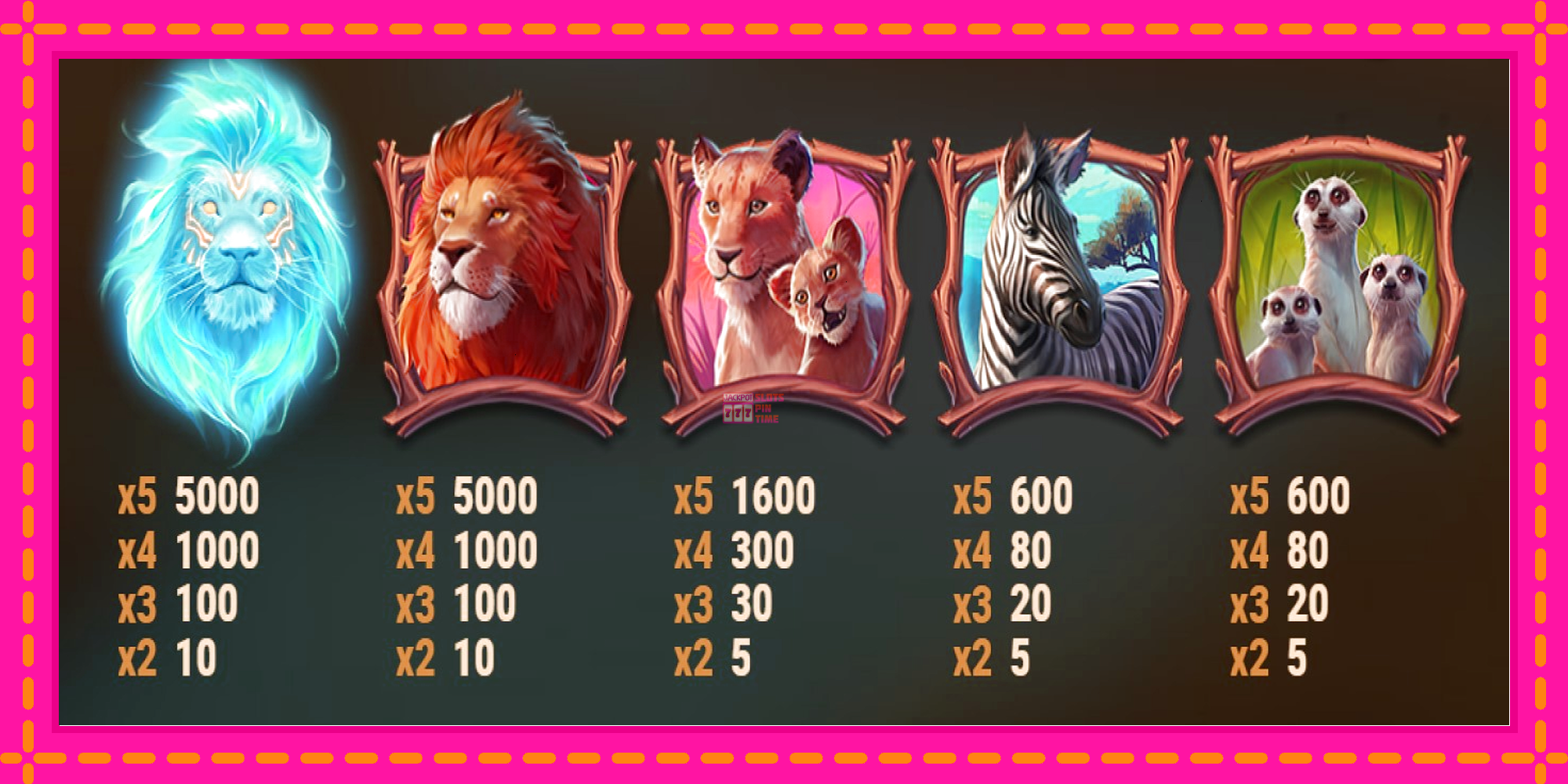 Slot machine Lion Saga Odyssey gratuitamente, immagine 5