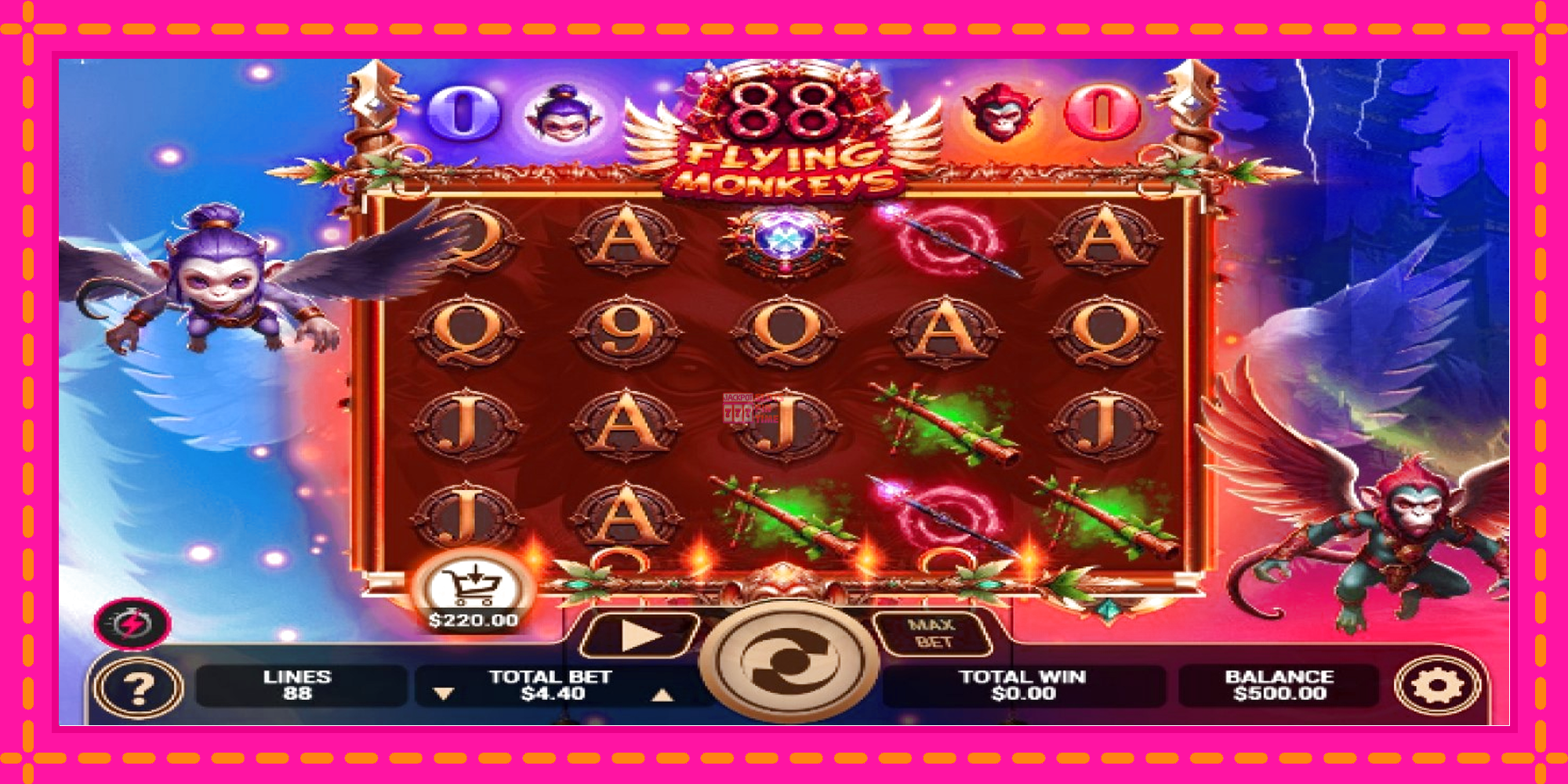 Slot machine 88 Flying Monkeys gratuitamente, immagine 1