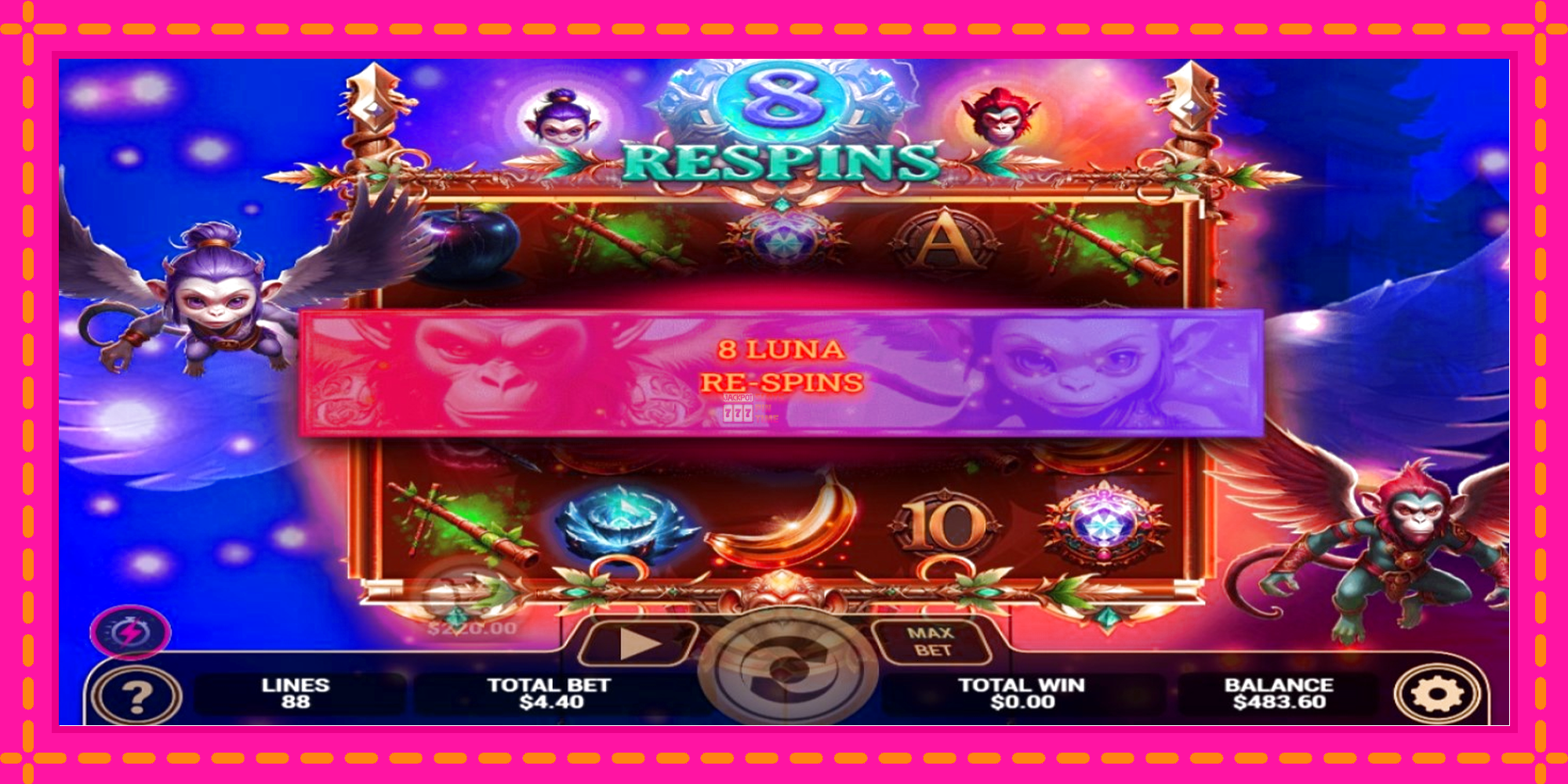 Slot machine 88 Flying Monkeys gratuitamente, immagine 3