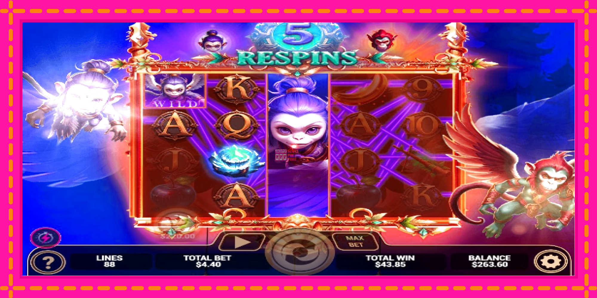 Slot machine 88 Flying Monkeys gratuitamente, immagine 5