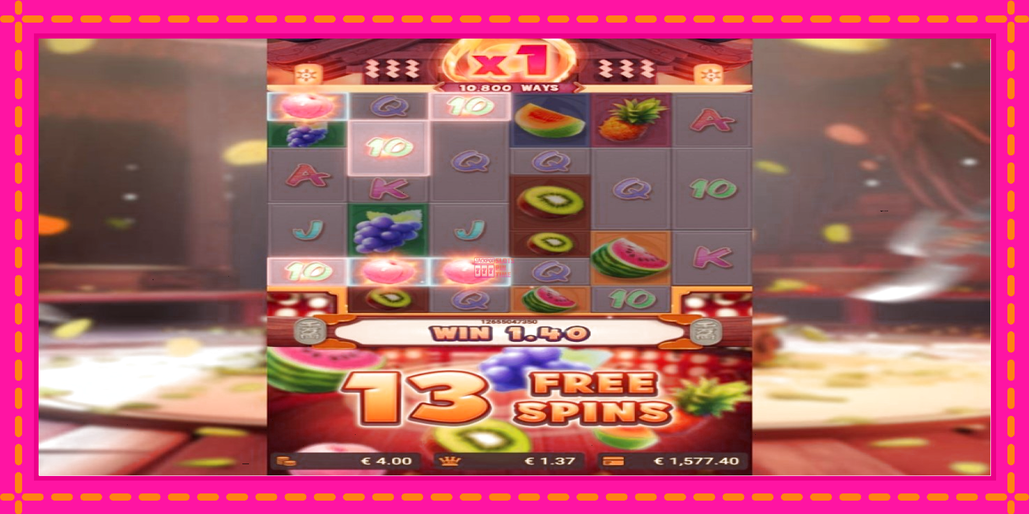 Slot machine Fruit Ninja Fury gratuitamente, immagine 4