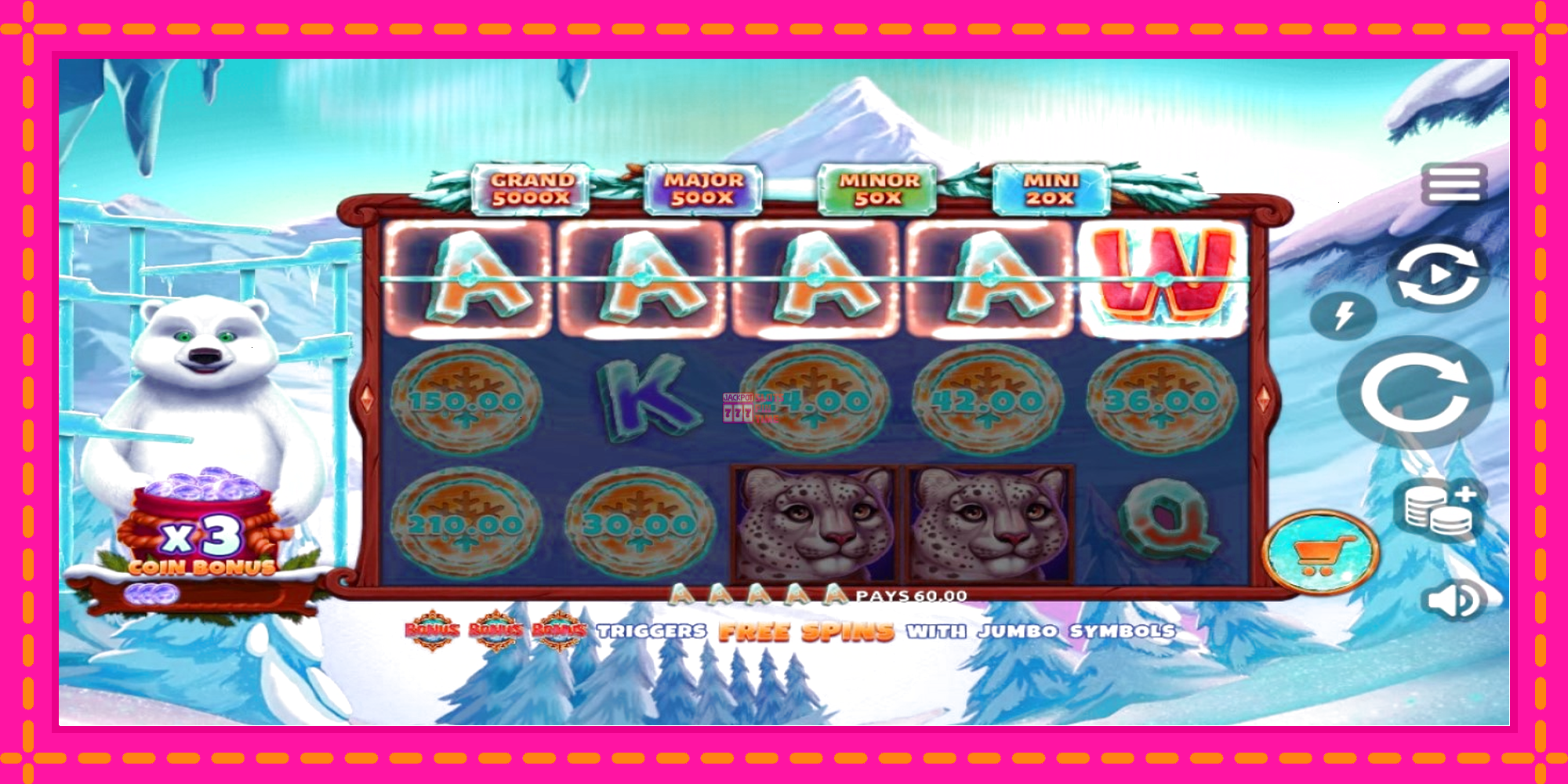 Slot machine Polar Bonanza gratuitamente, immagine 3