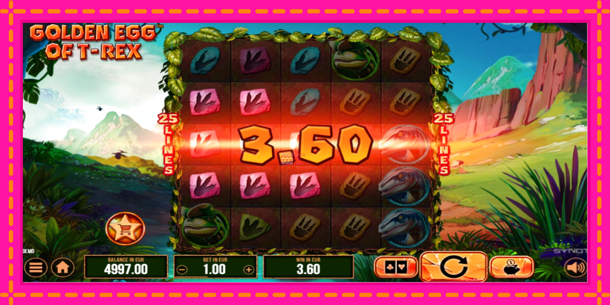 Slot machine Golden Egg of T-Rex gratuitamente, immagine 2