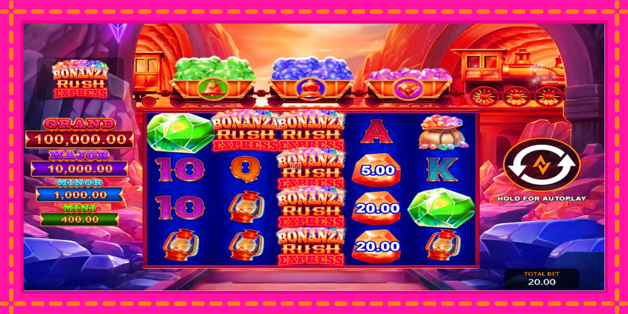 Slot machine Bonanza Rush Express gratuitamente, immagine 3