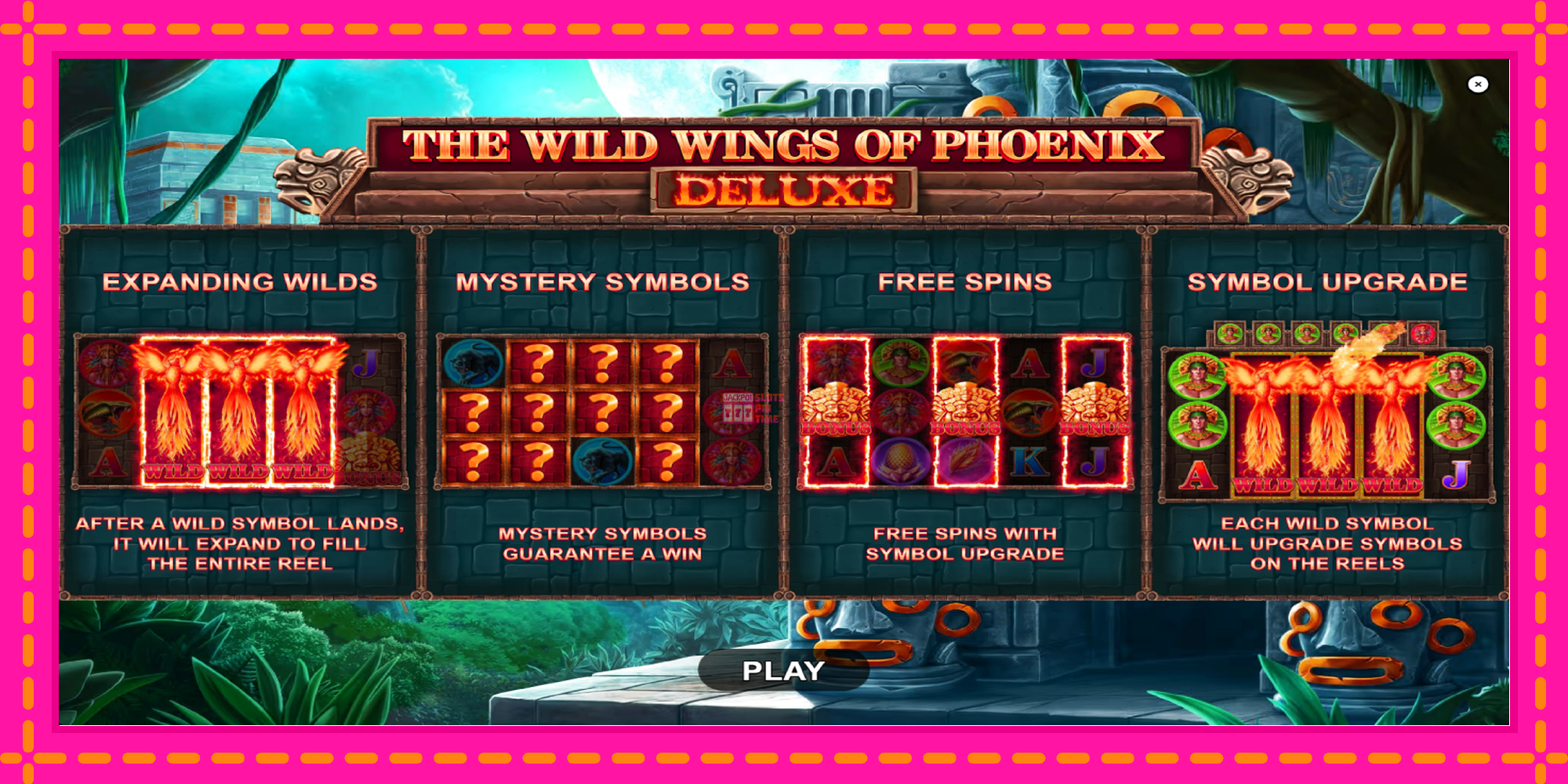 Slot machine The Wild Wings of Phoenix Deluxe gratuitamente, immagine 1