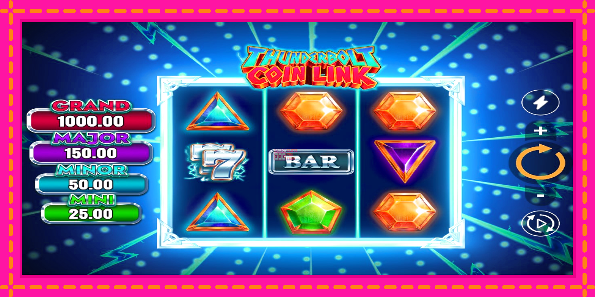 Slot machine Thunderbolt Coin Link gratuitamente, immagine 1