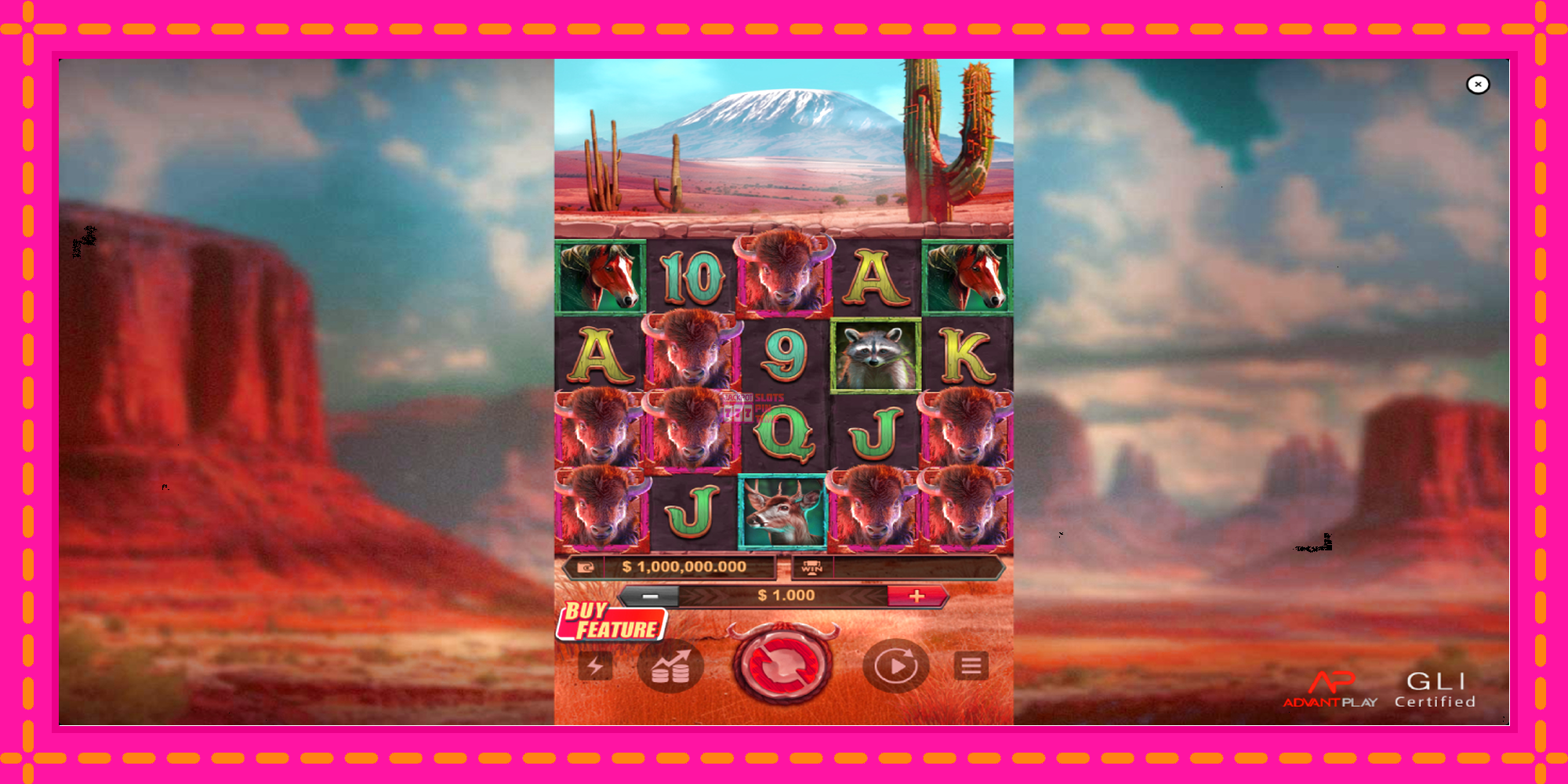 Slot machine Buffalo Rush gratuitamente, immagine 1