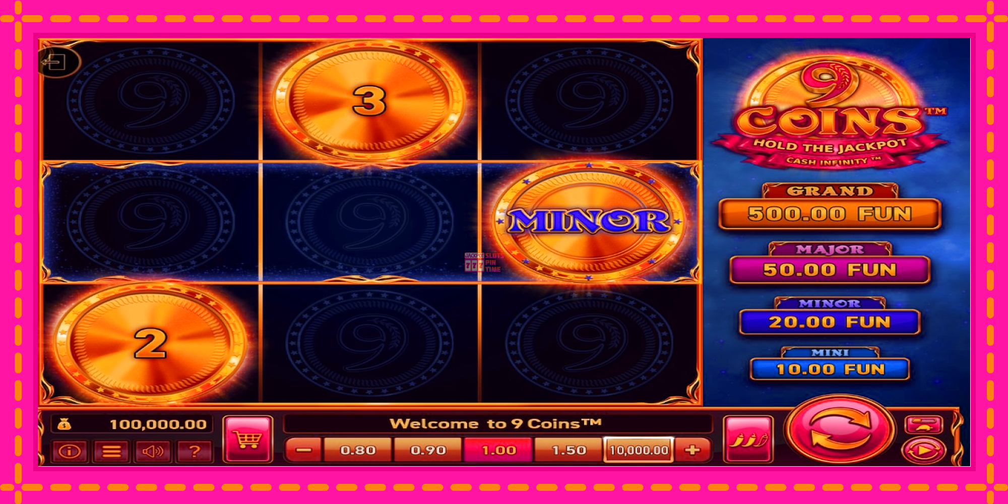 Slot machine 9 Coins gratuitamente, immagine 1