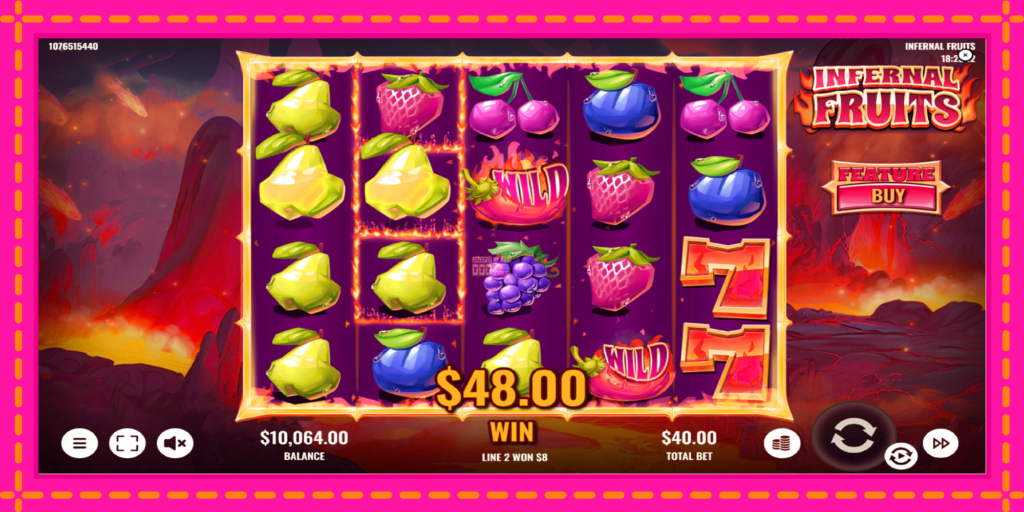 Slot machine Infernal Fruits gratuitamente, immagine 4