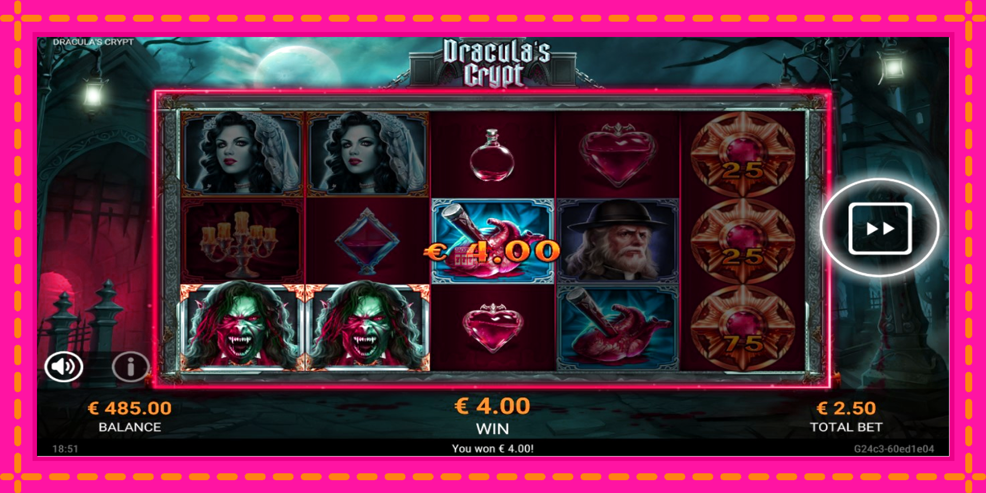 Slot machine Draculas Crypt gratuitamente, immagine 3