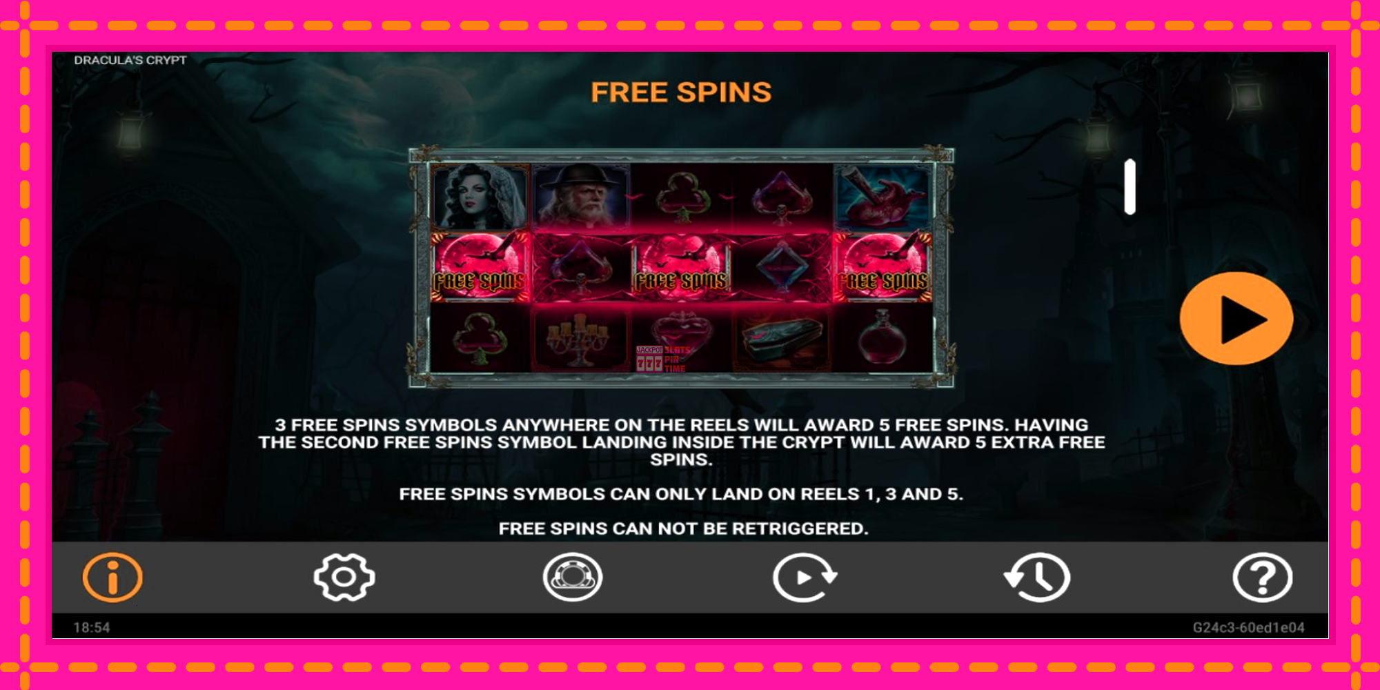 Slot machine Draculas Crypt gratuitamente, immagine 5