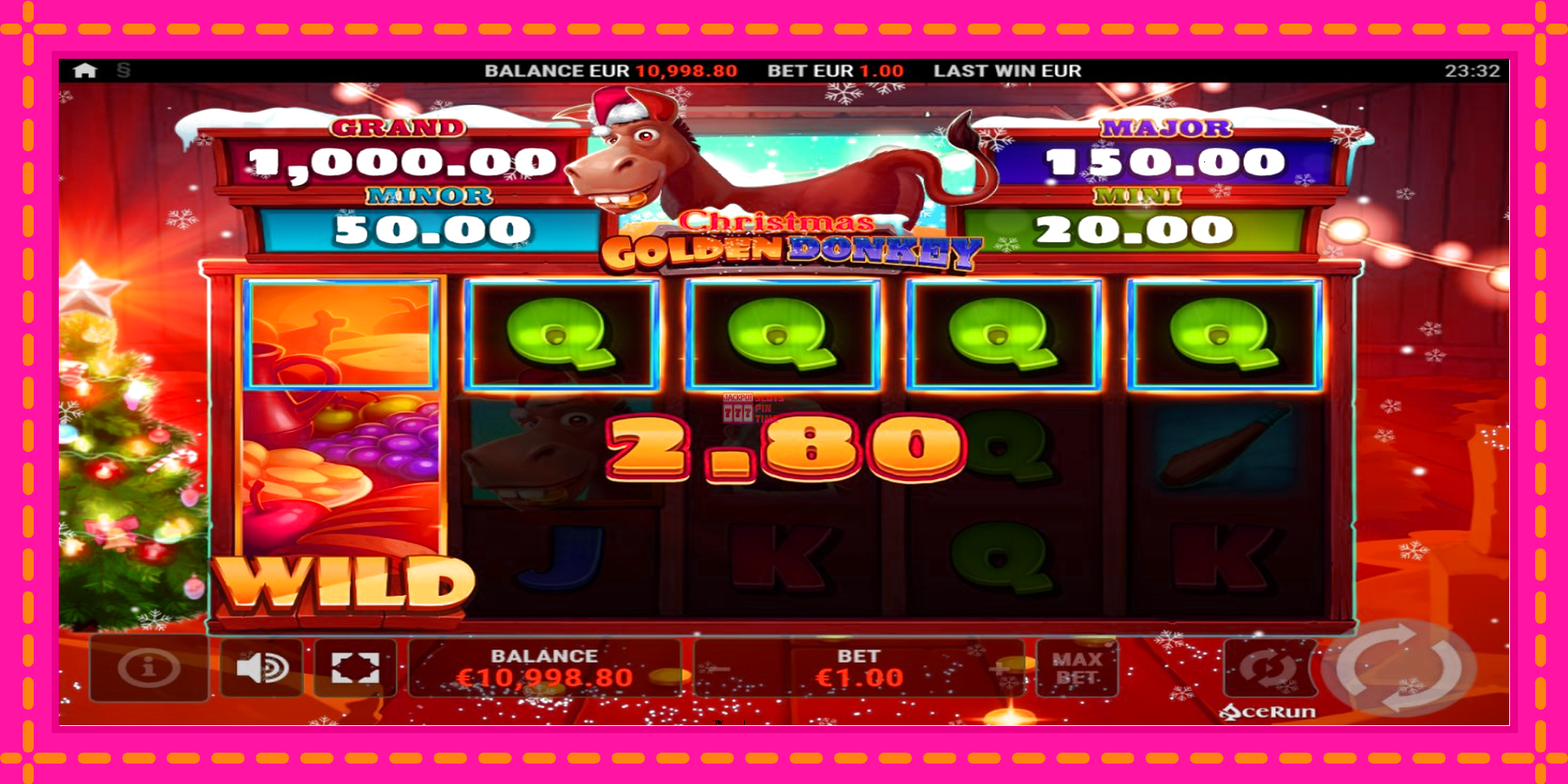 Slot machine Golden Donkey Christmas gratuitamente, immagine 3