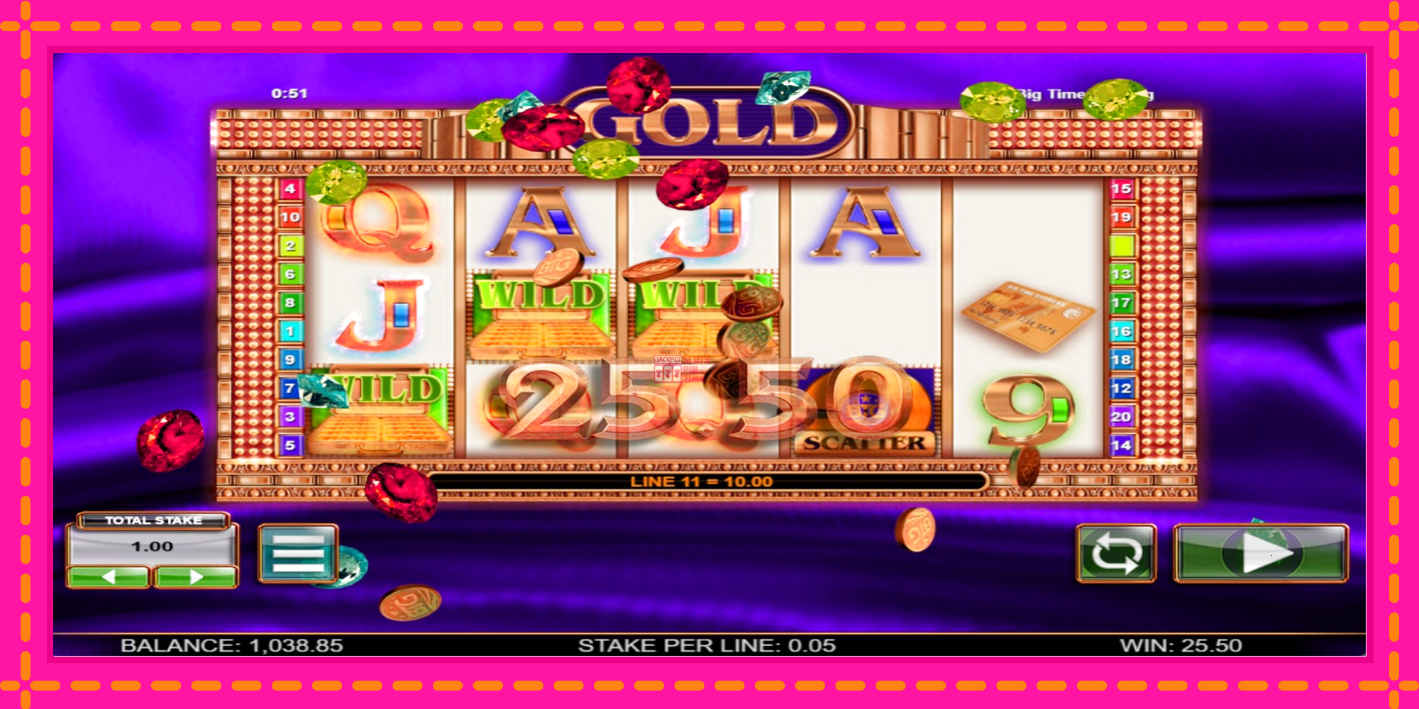 Slot machine Gold gratuitamente, immagine 2