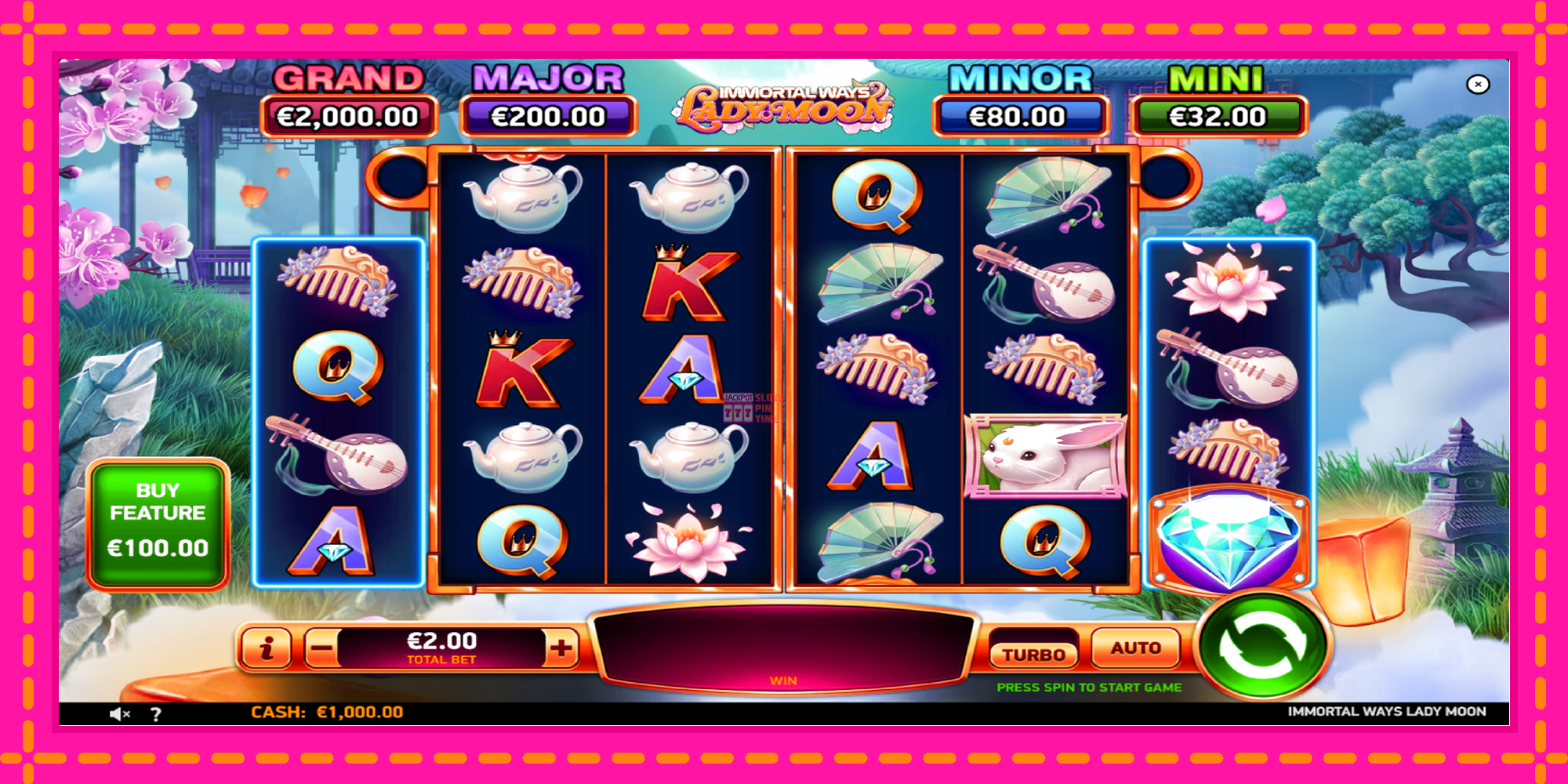 Slot machine Immortal Ways Lady Moon gratuitamente, immagine 2