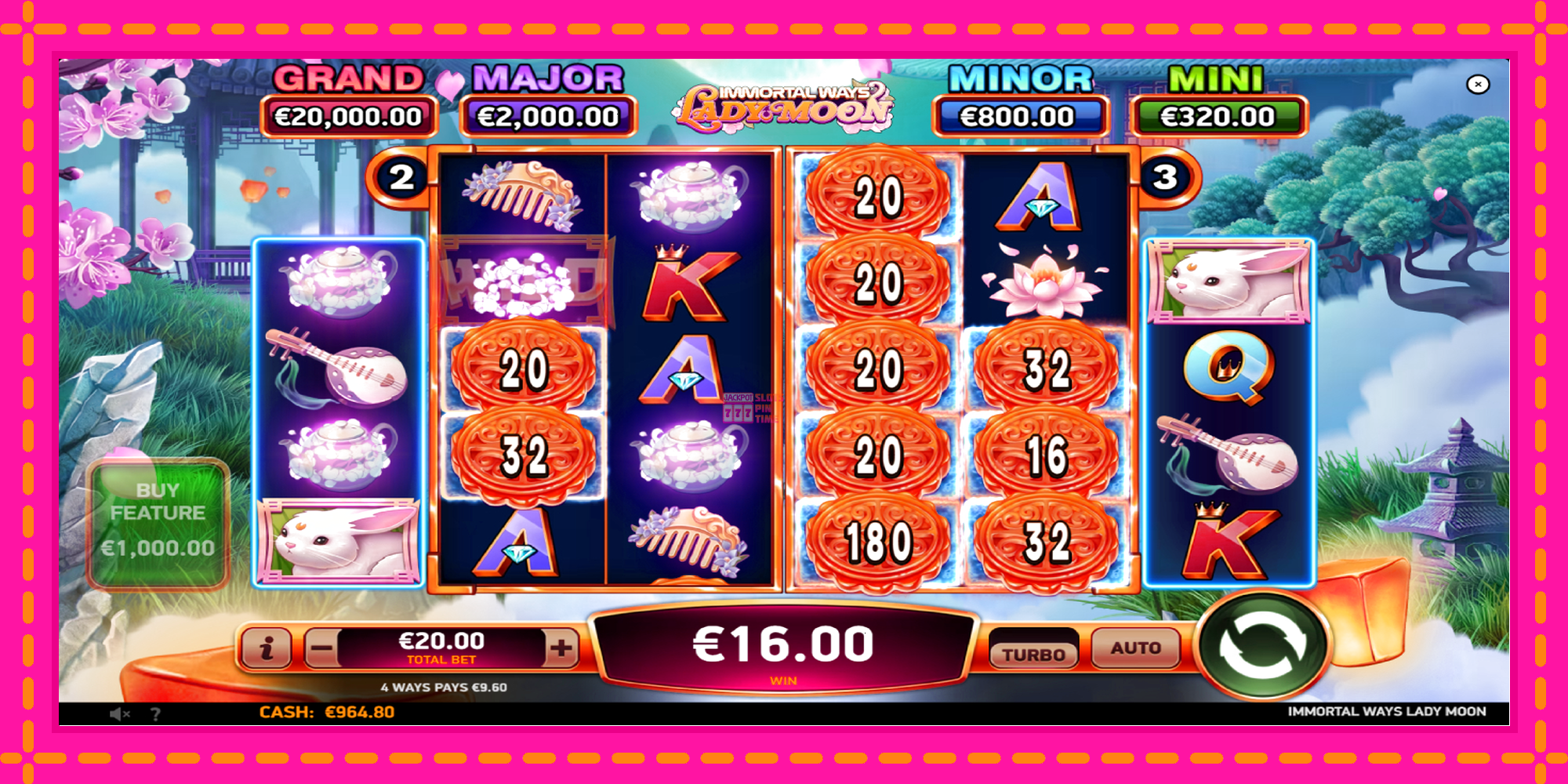 Slot machine Immortal Ways Lady Moon gratuitamente, immagine 4