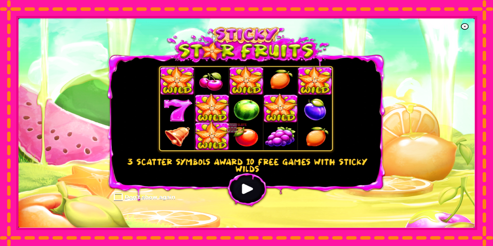 Slot machine Sticky Star Fruits gratuitamente, immagine 1