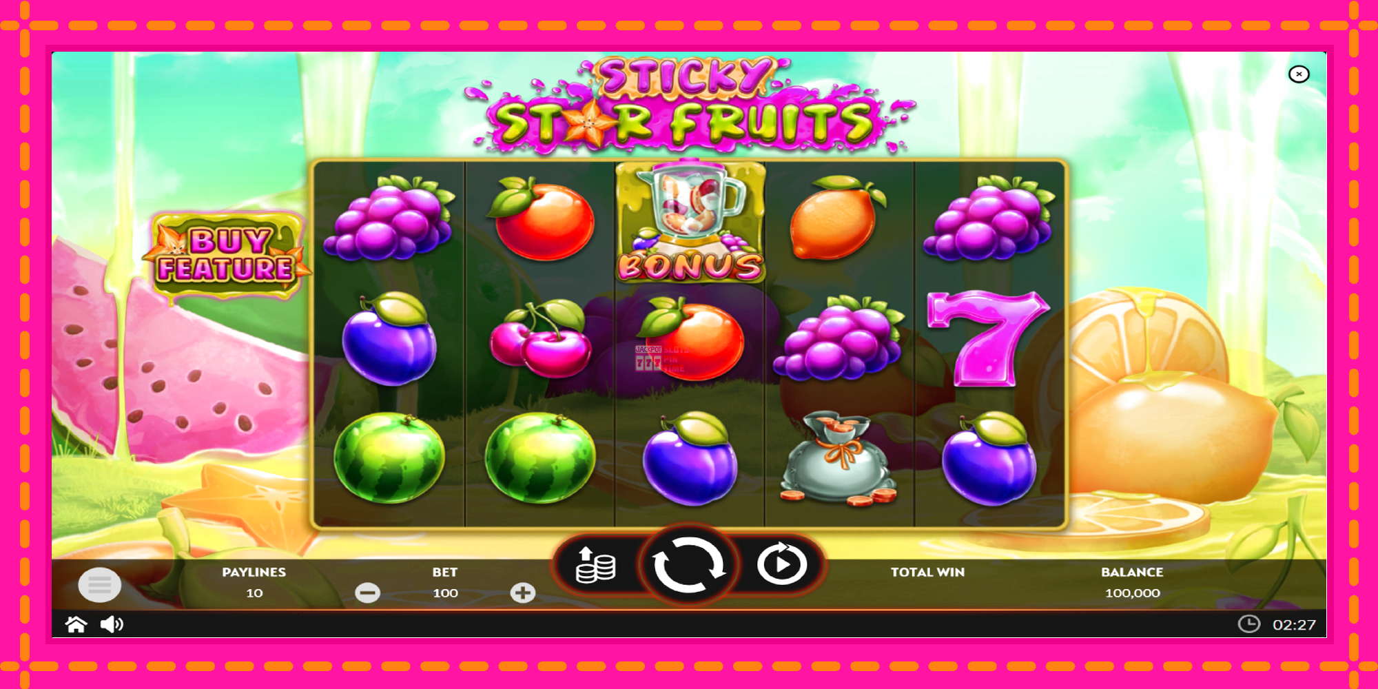 Slot machine Sticky Star Fruits gratuitamente, immagine 2