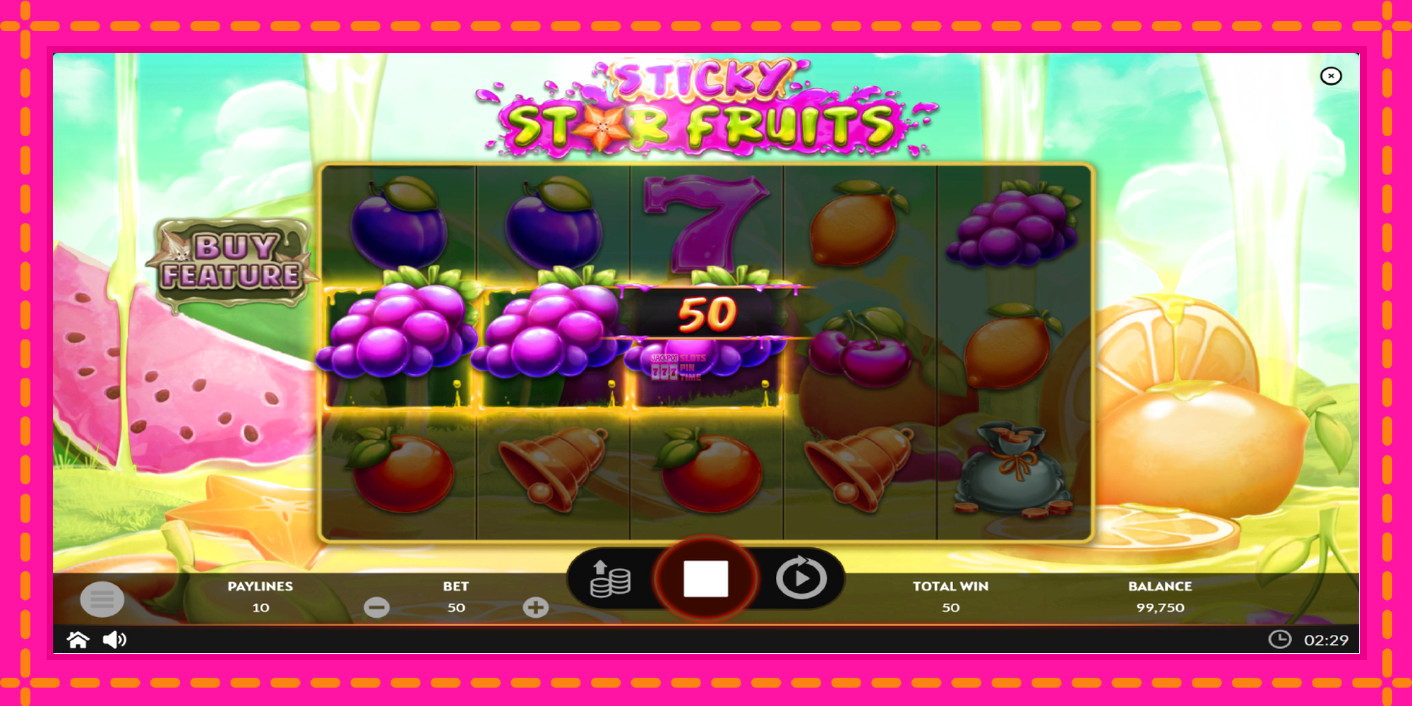 Slot machine Sticky Star Fruits gratuitamente, immagine 3