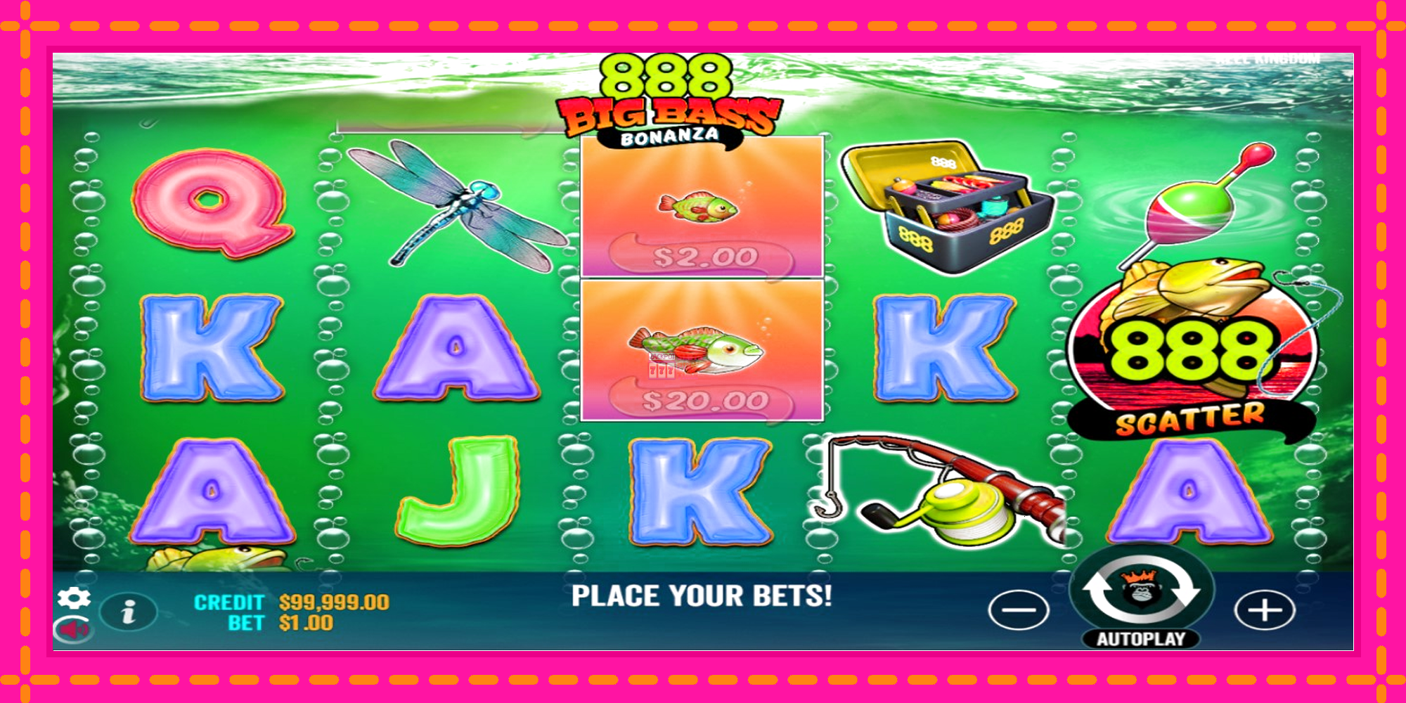 Slot machine 888 Big Bass Bonanza gratuitamente, immagine 2