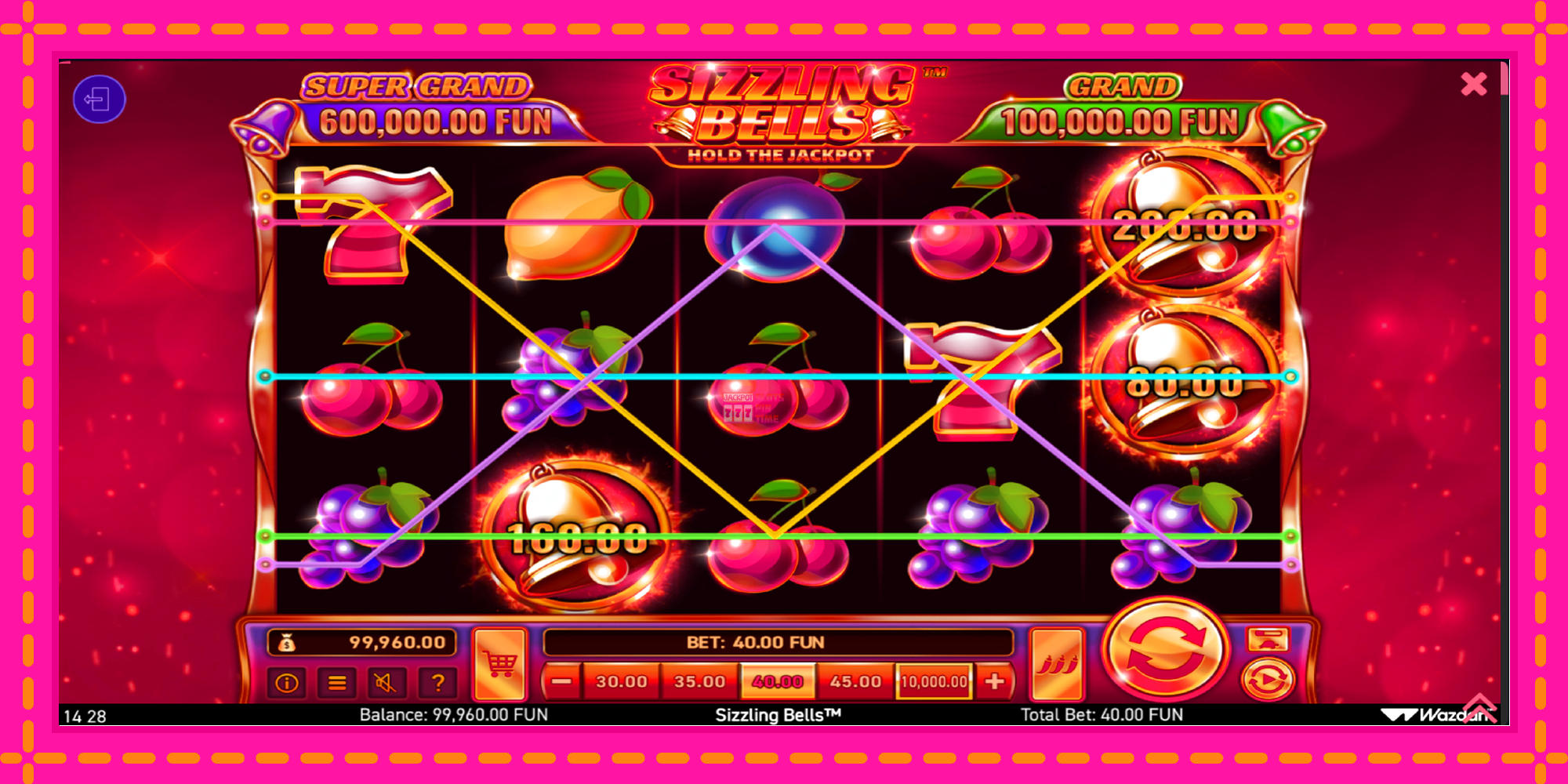 Slot machine Sizzling Bells gratuitamente, immagine 3