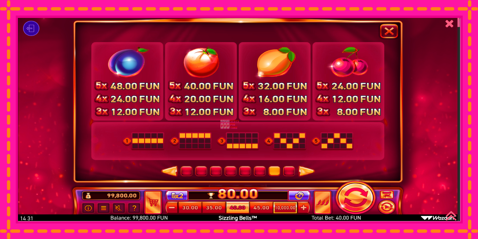 Slot machine Sizzling Bells gratuitamente, immagine 7