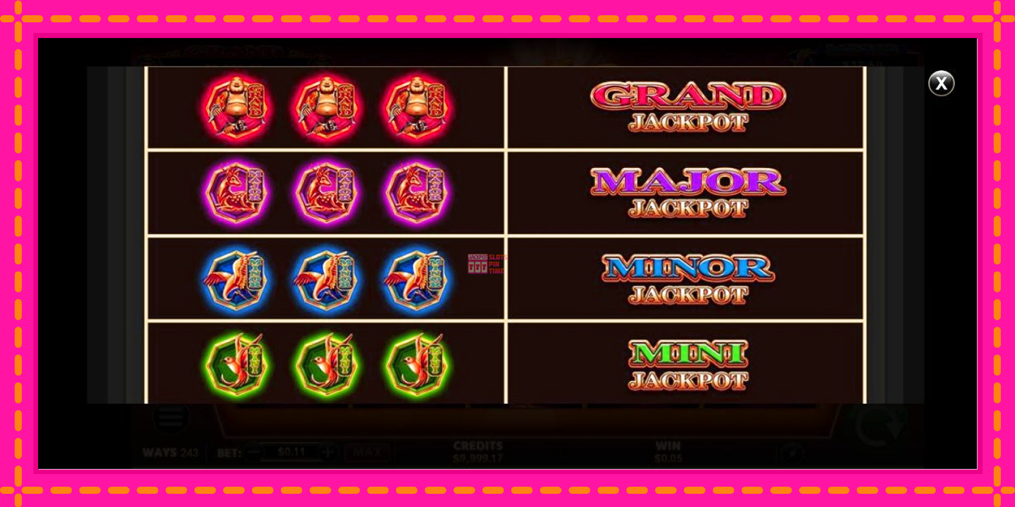 Slot machine Fu Lai Cai Lai Triple Festival gratuitamente, immagine 6