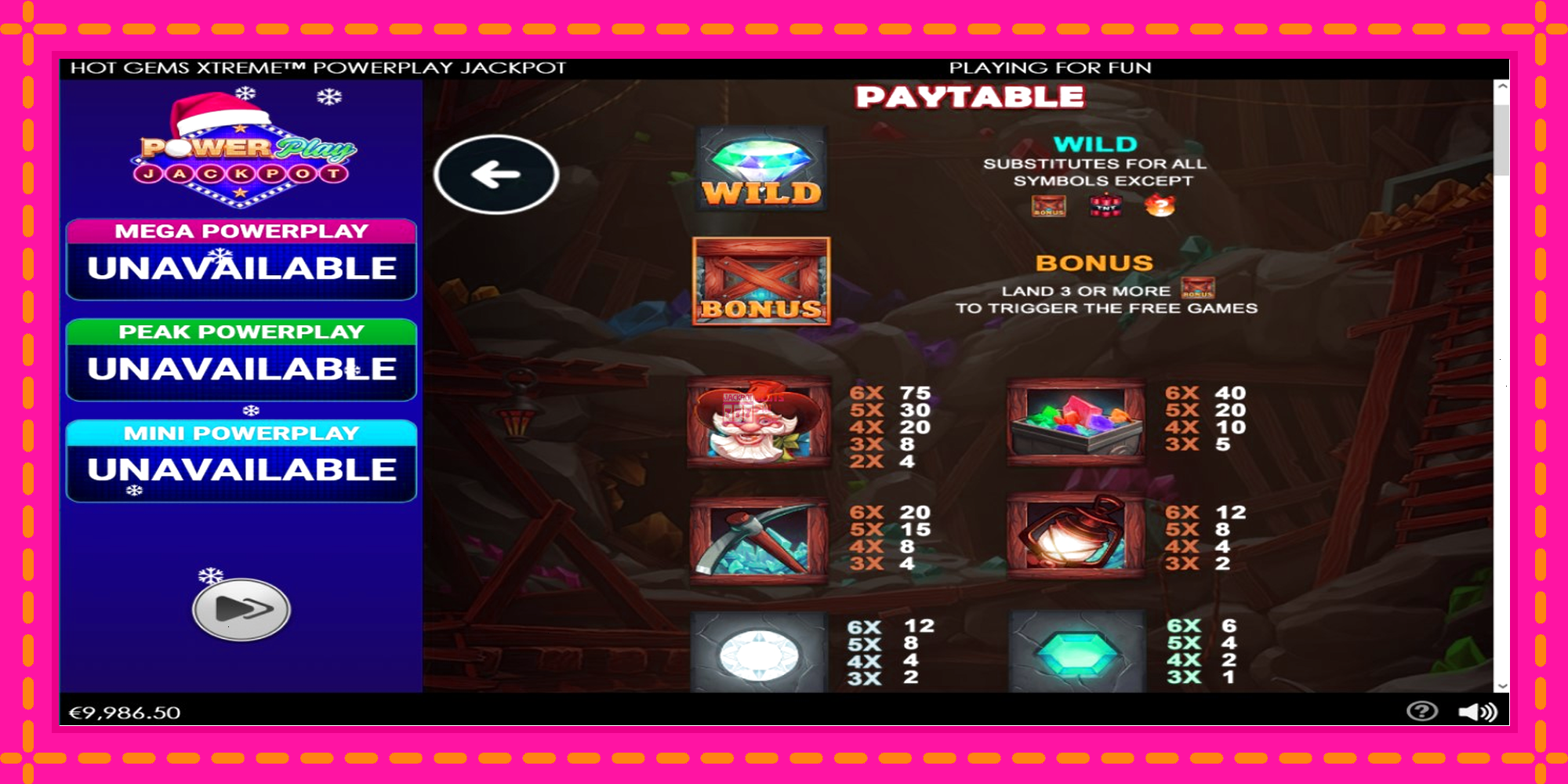 Slot machine Hot Gems Xtreme PowerPlay Jackpot gratuitamente, immagine 4