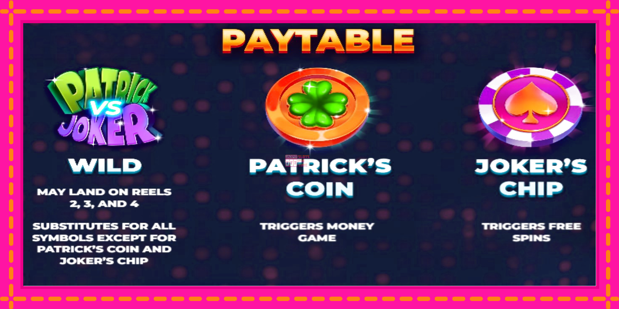 Slot machine Patrick vs Joker gratuitamente, immagine 5