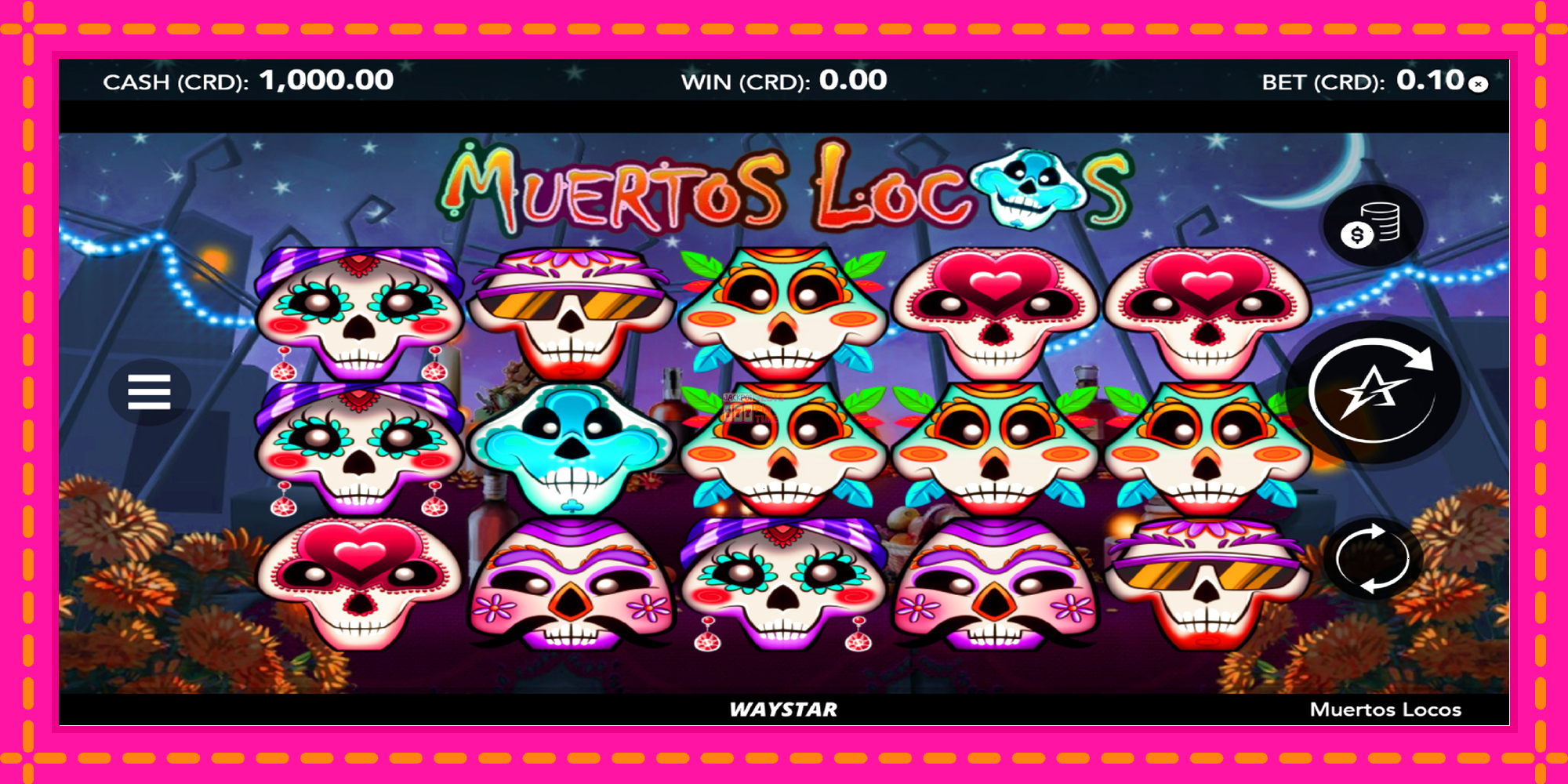 Slot machine Muertos Locos gratuitamente, immagine 1