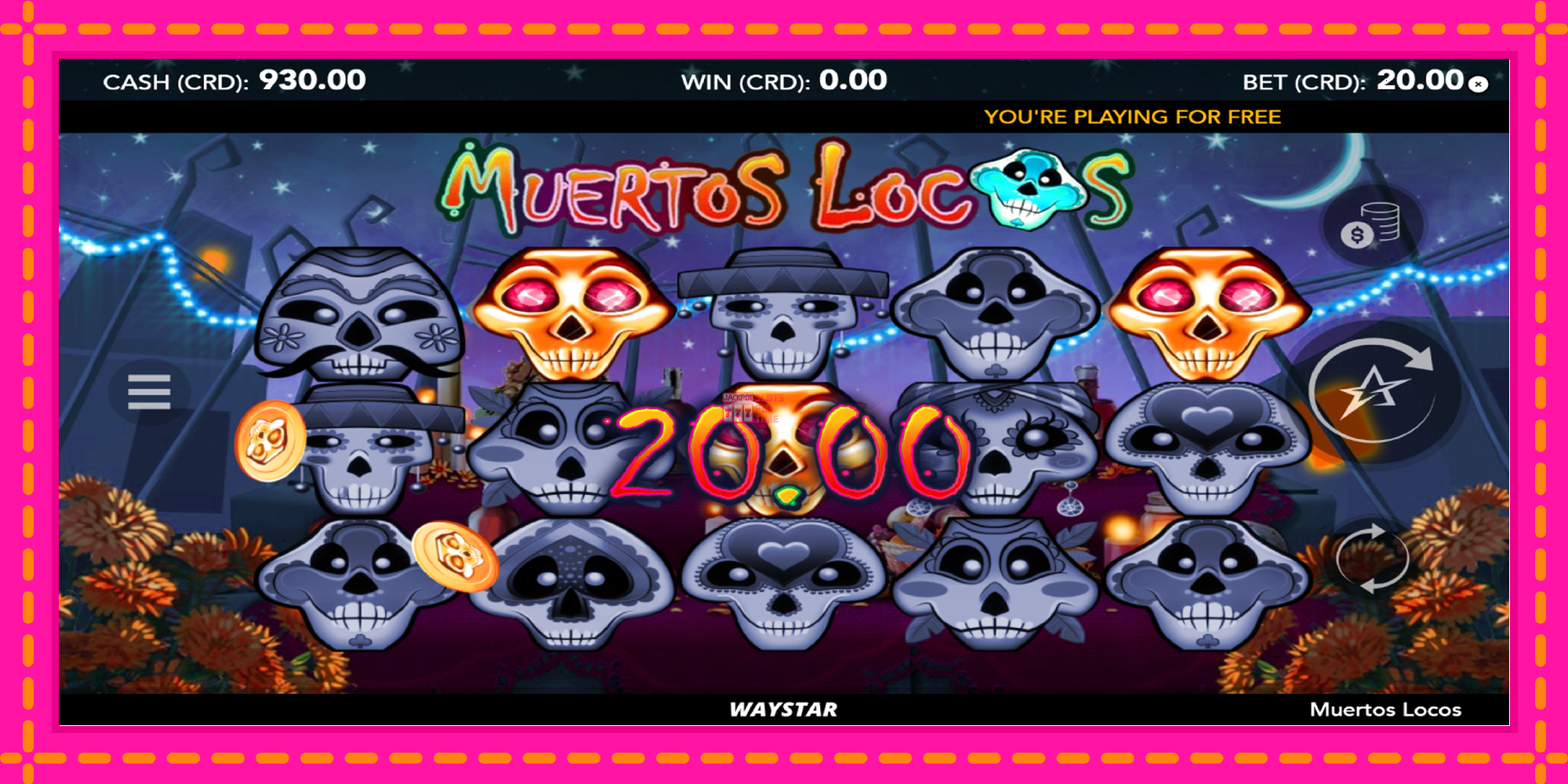 Slot machine Muertos Locos gratuitamente, immagine 2