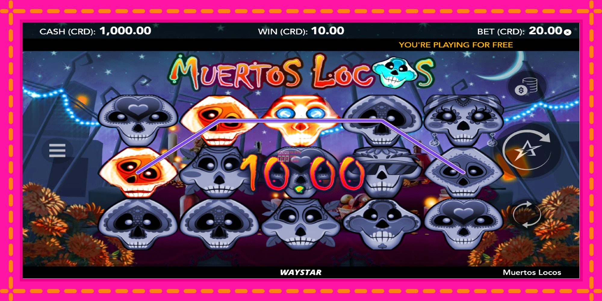 Slot machine Muertos Locos gratuitamente, immagine 4