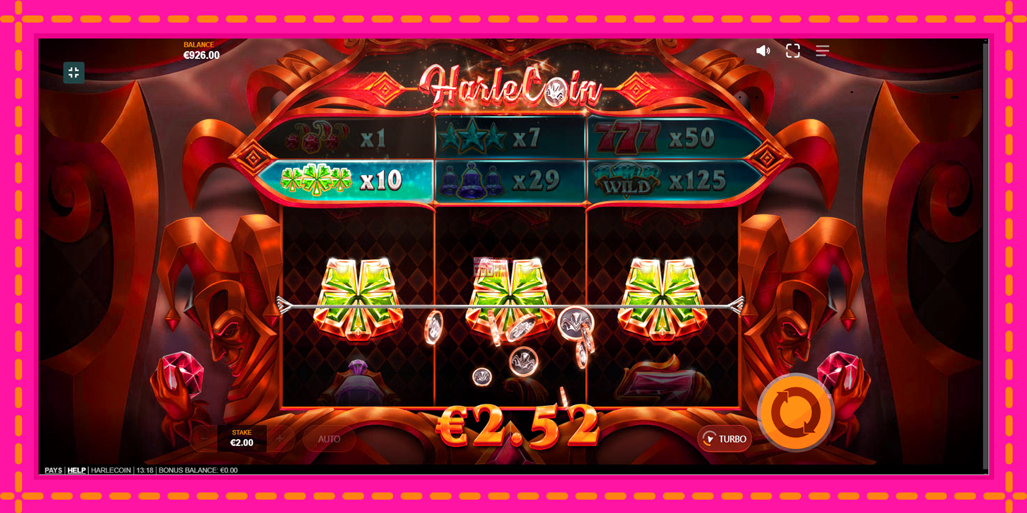 Slot machine HarleCoin gratuitamente, immagine 4