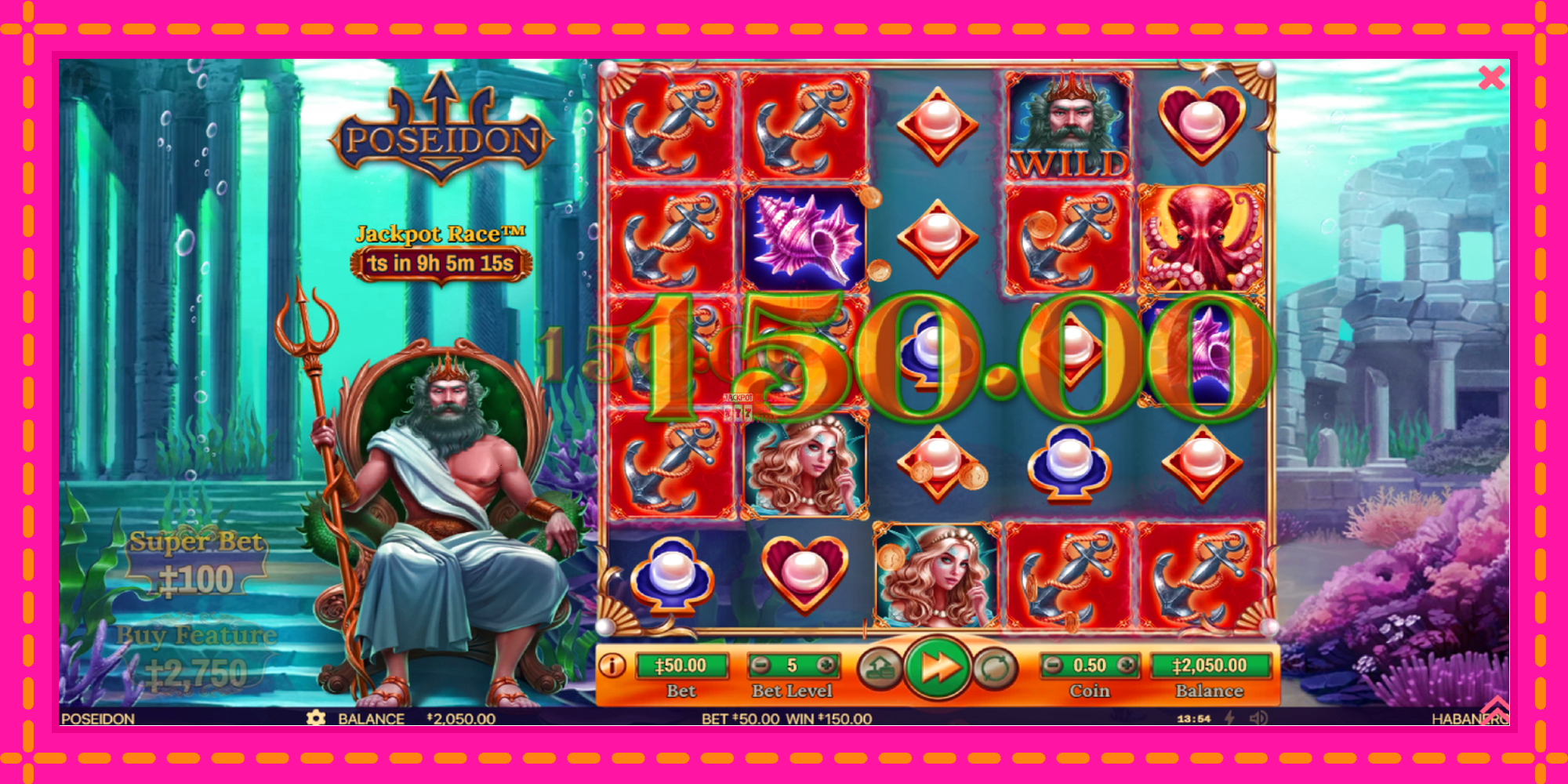 Slot machine Poseidon gratuitamente, immagine 3