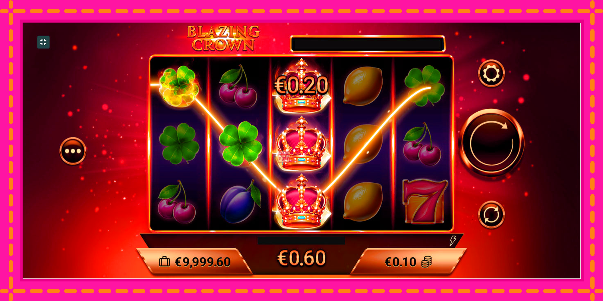 Slot machine Blazing Crown gratuitamente, immagine 3